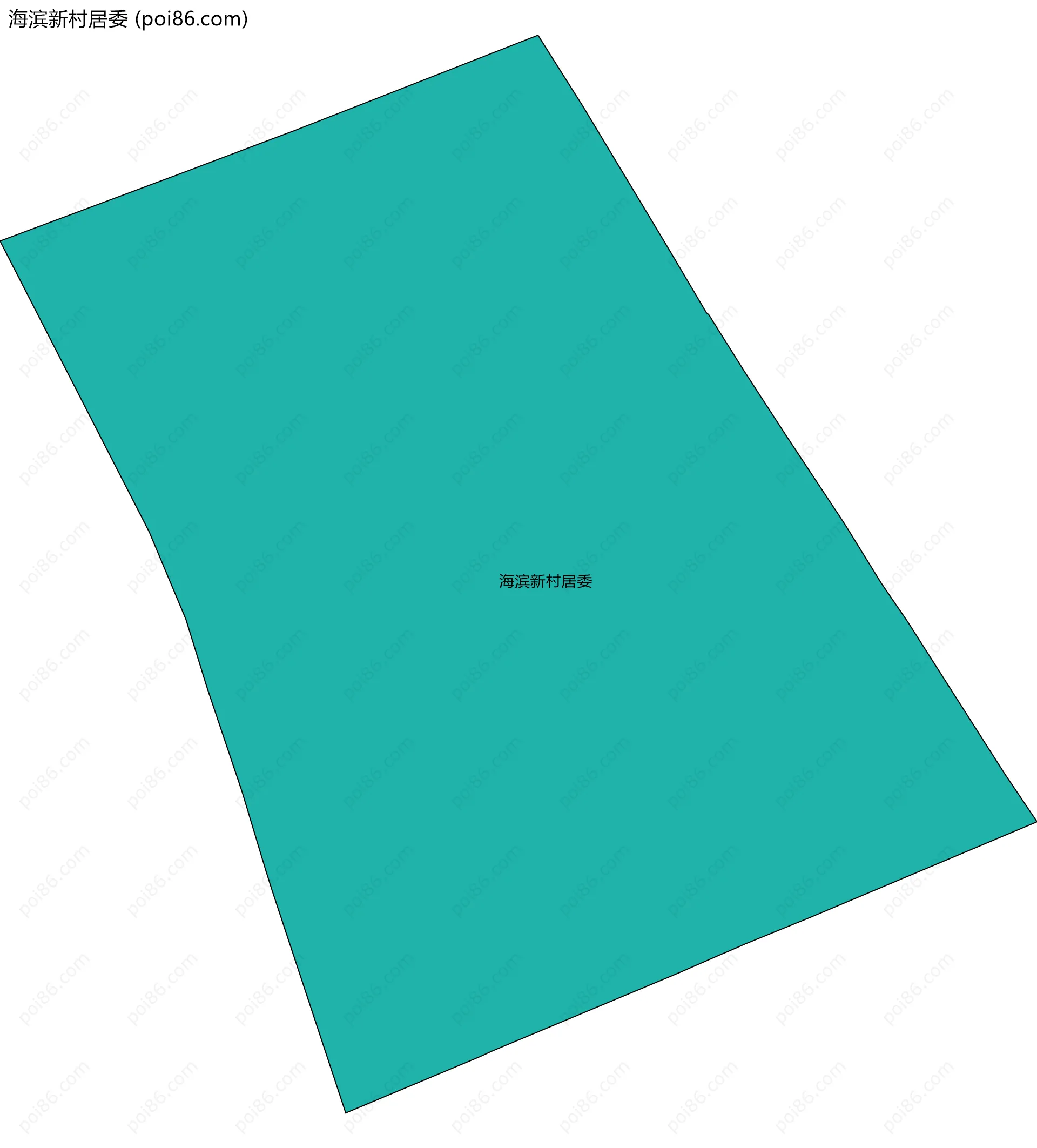 海滨新村居委边界地图