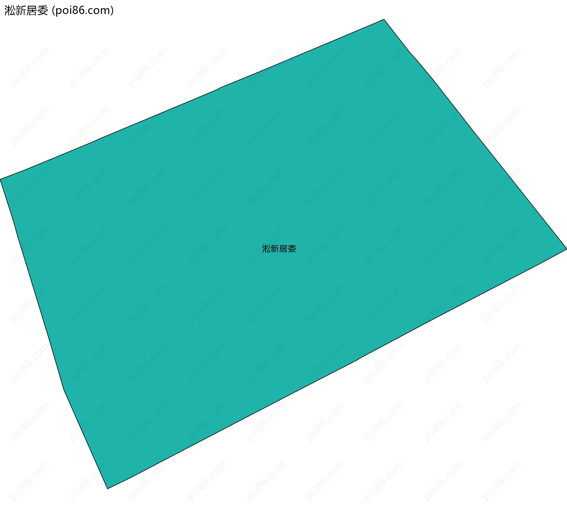 淞新居委边界地图
