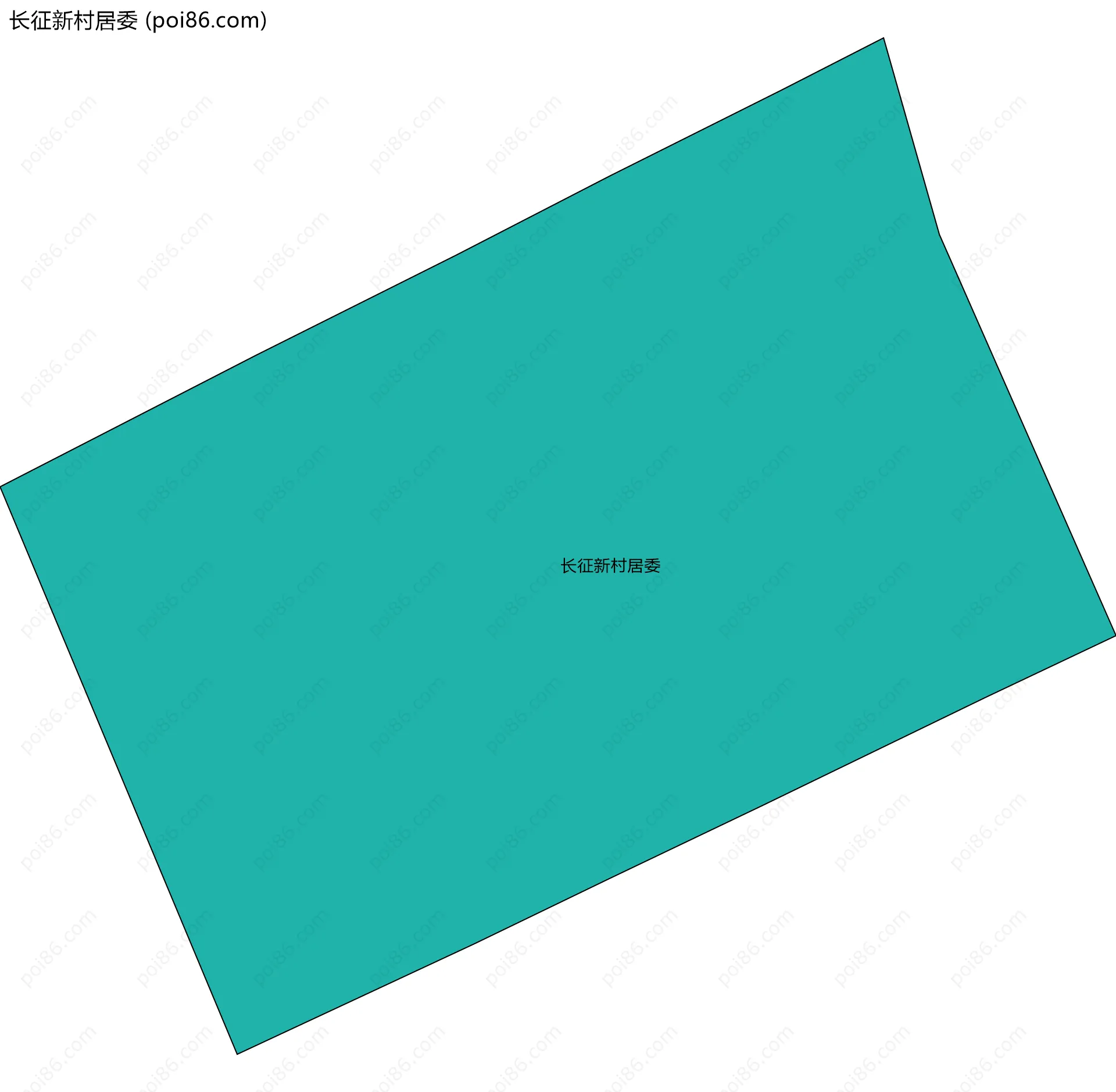 长征新村居委边界地图