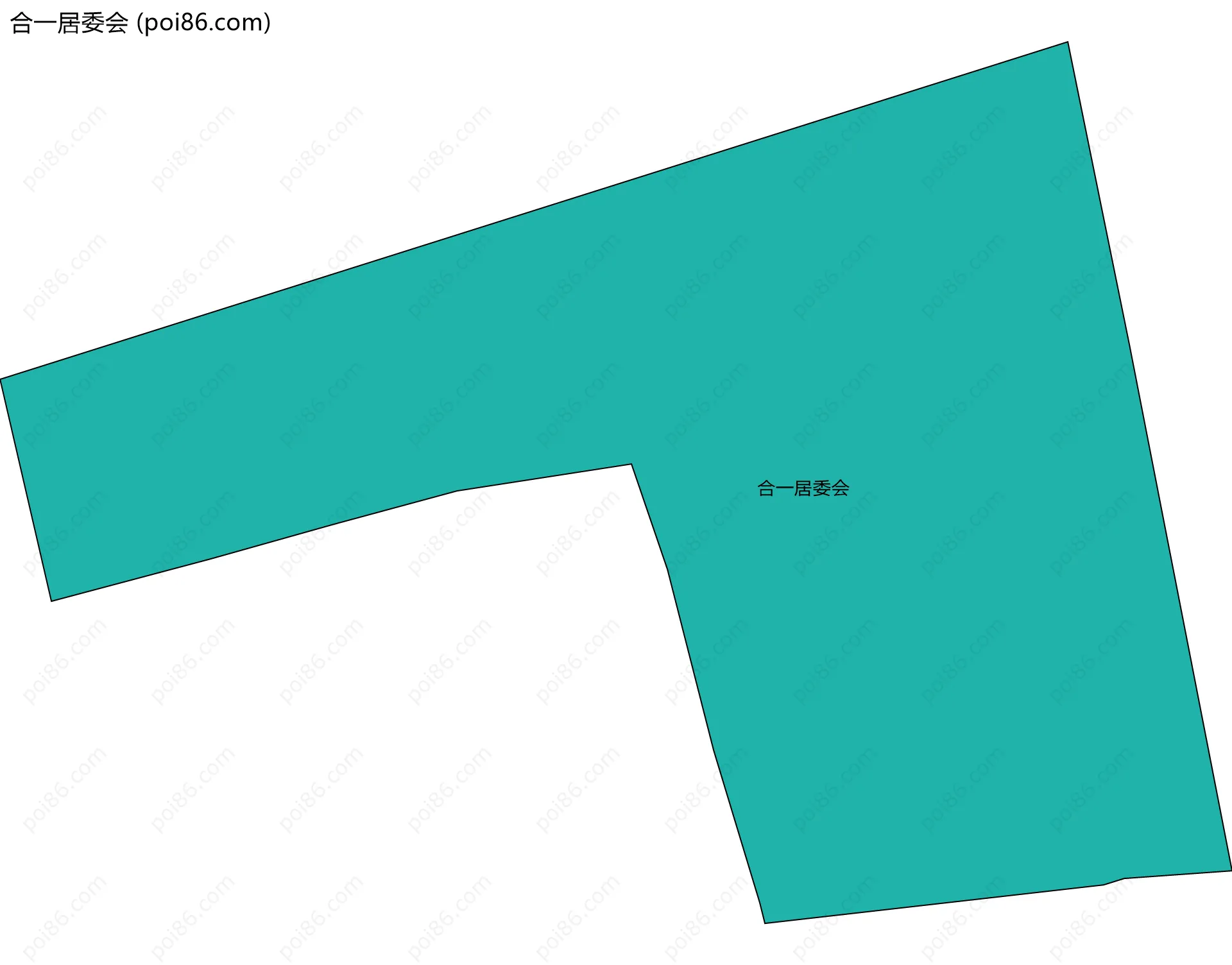 合一居委会边界地图