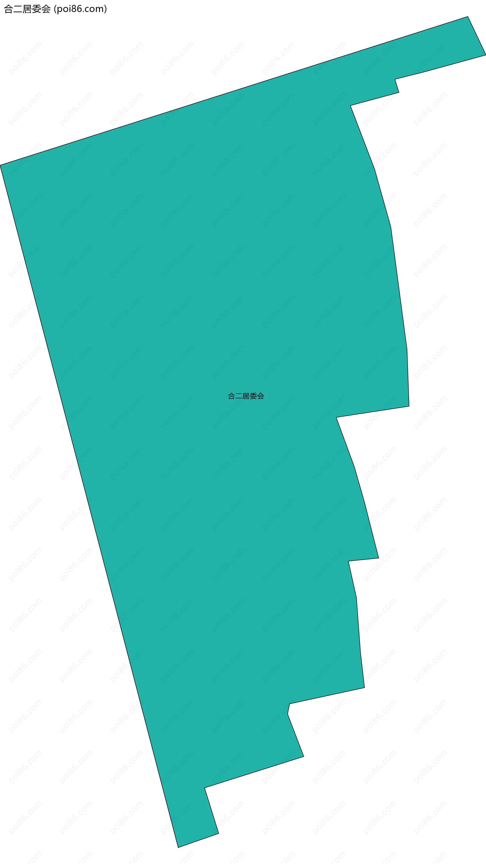 合二居委会边界地图