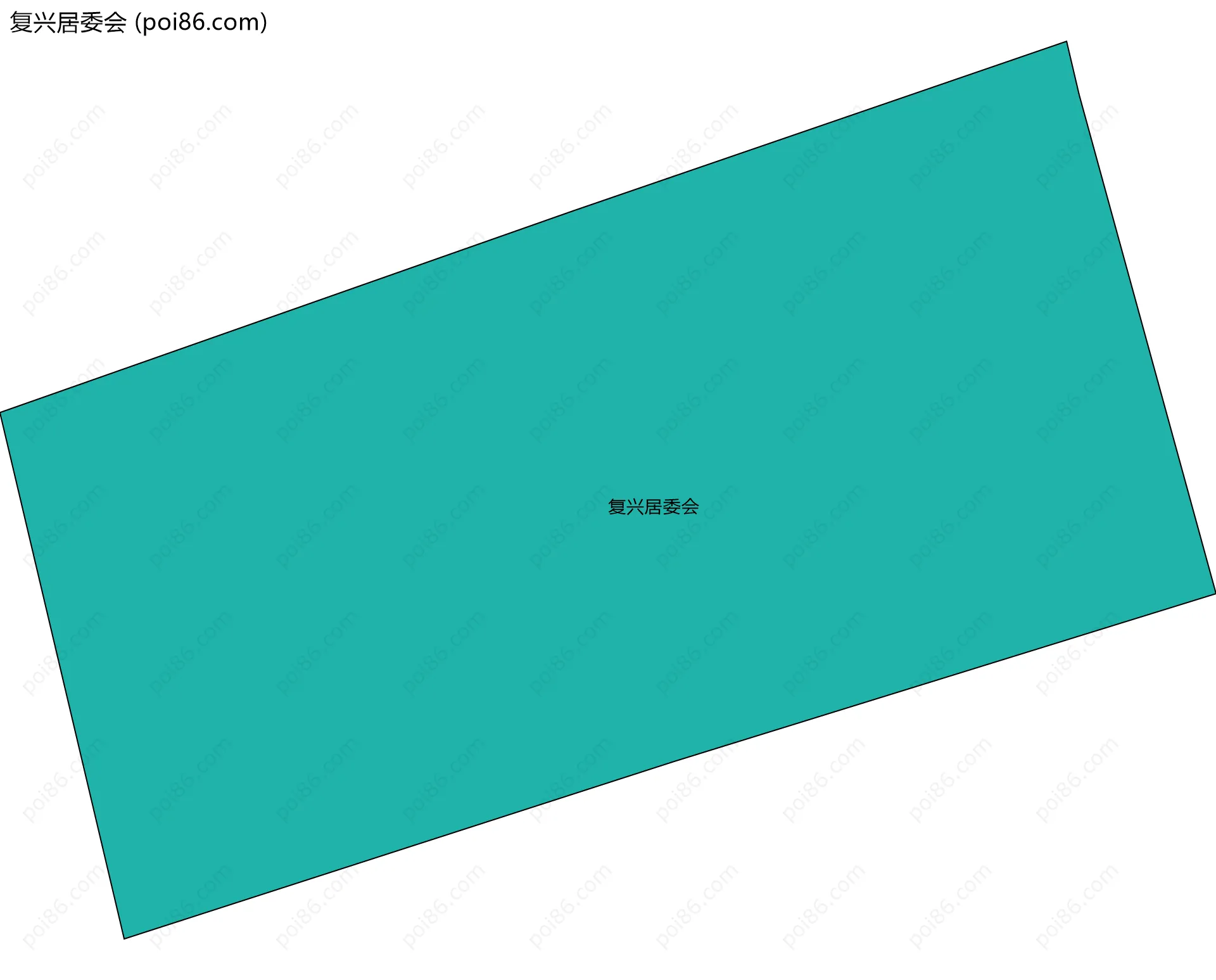 复兴居委会边界地图