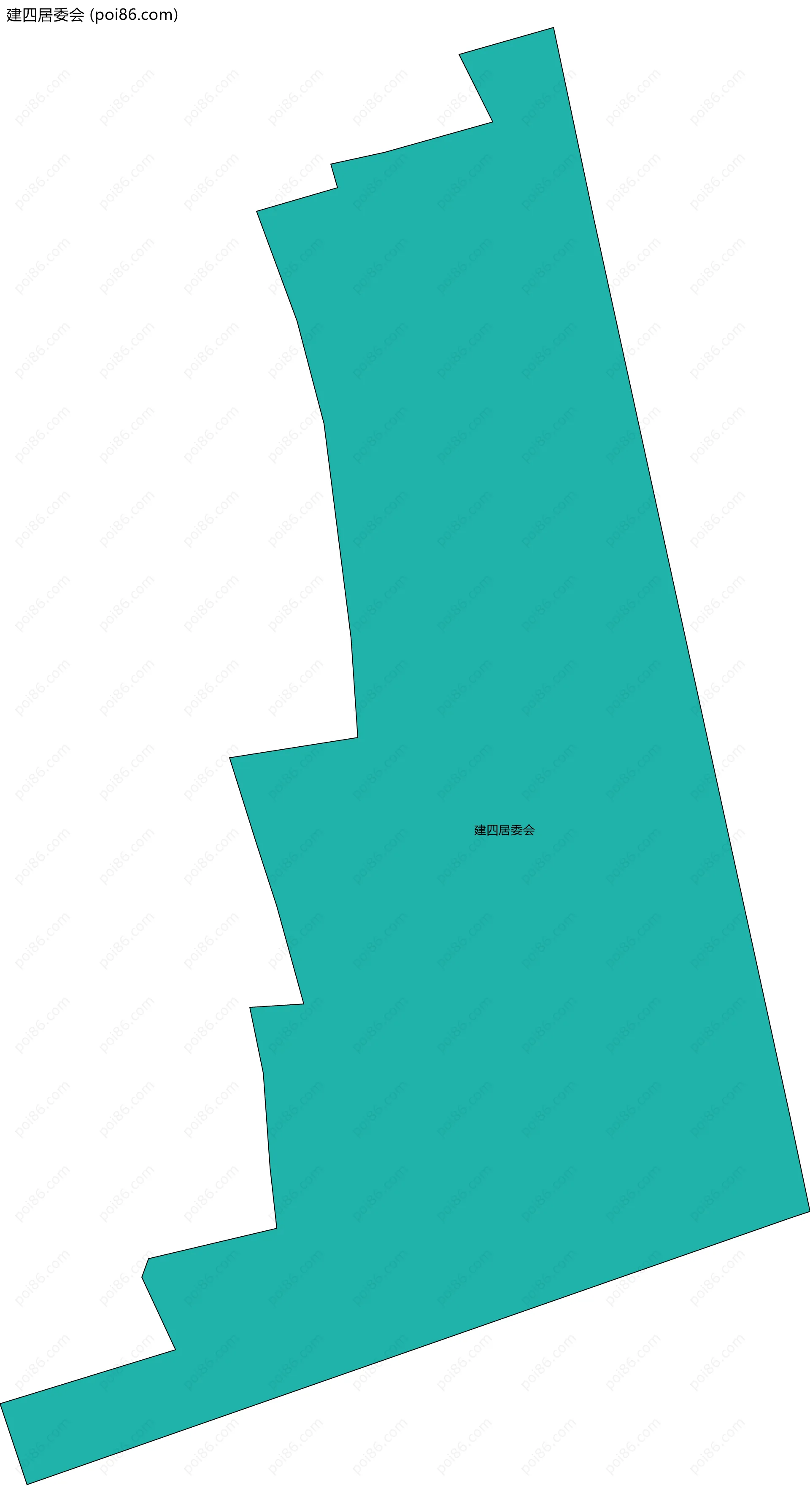 建四居委会边界地图