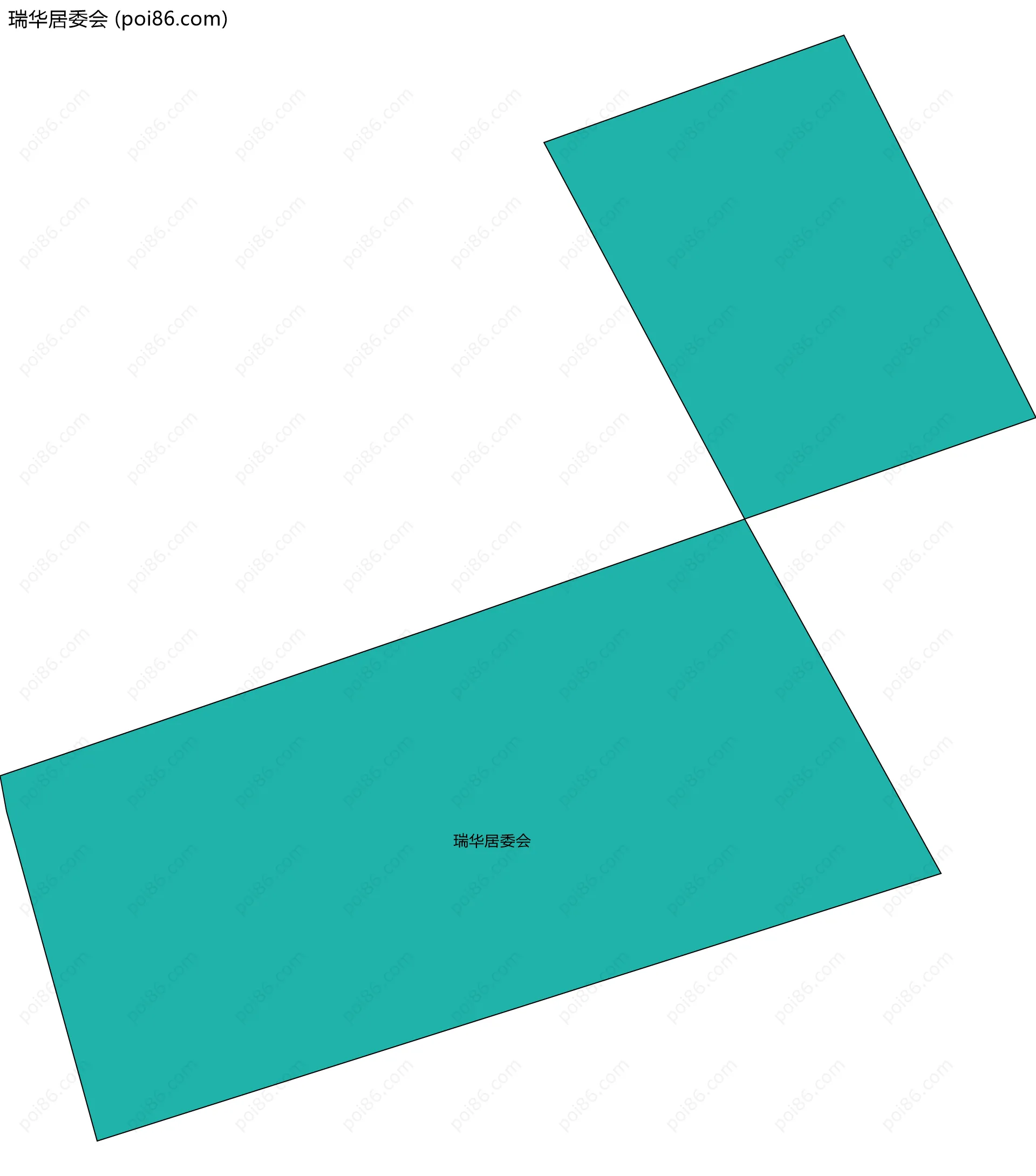 瑞华居委会边界地图