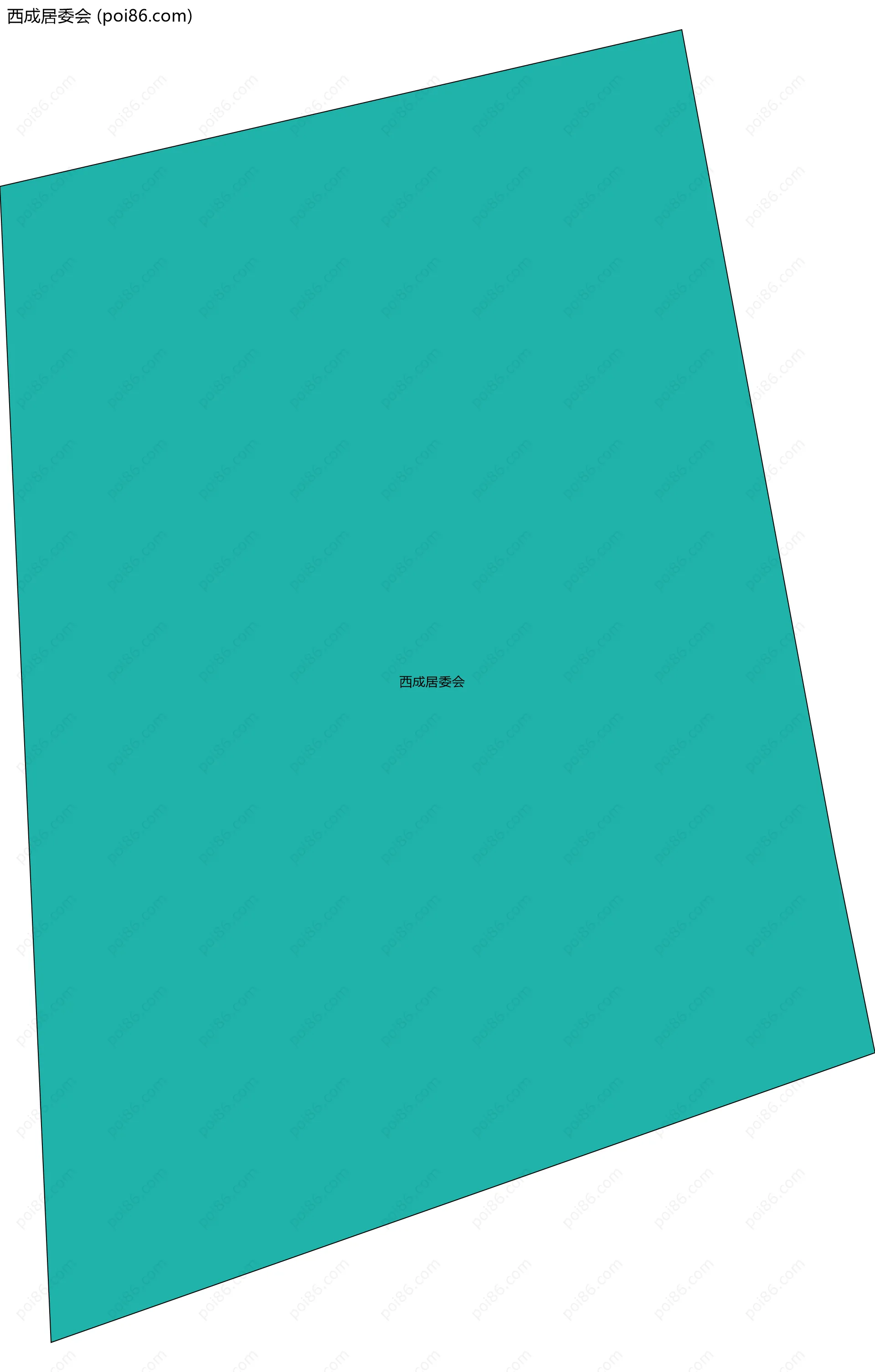 西成居委会边界地图