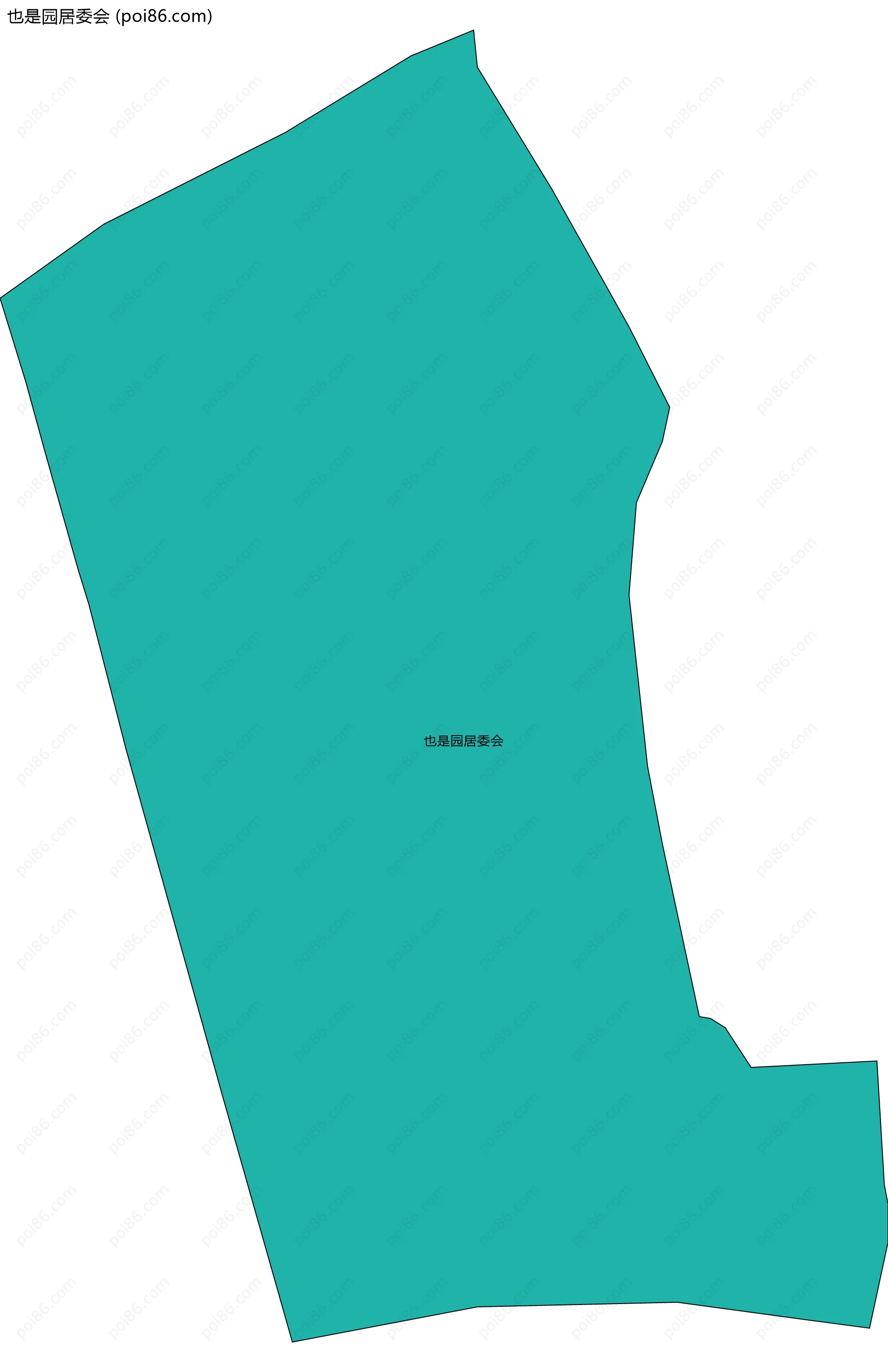 也是园居委会边界地图