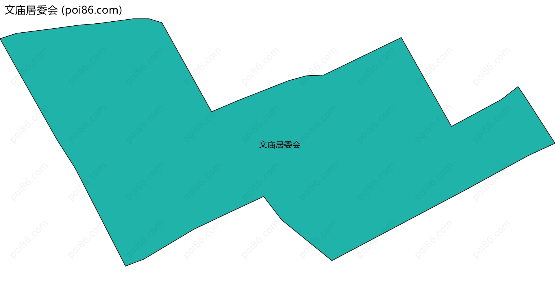 文庙居委会边界地图