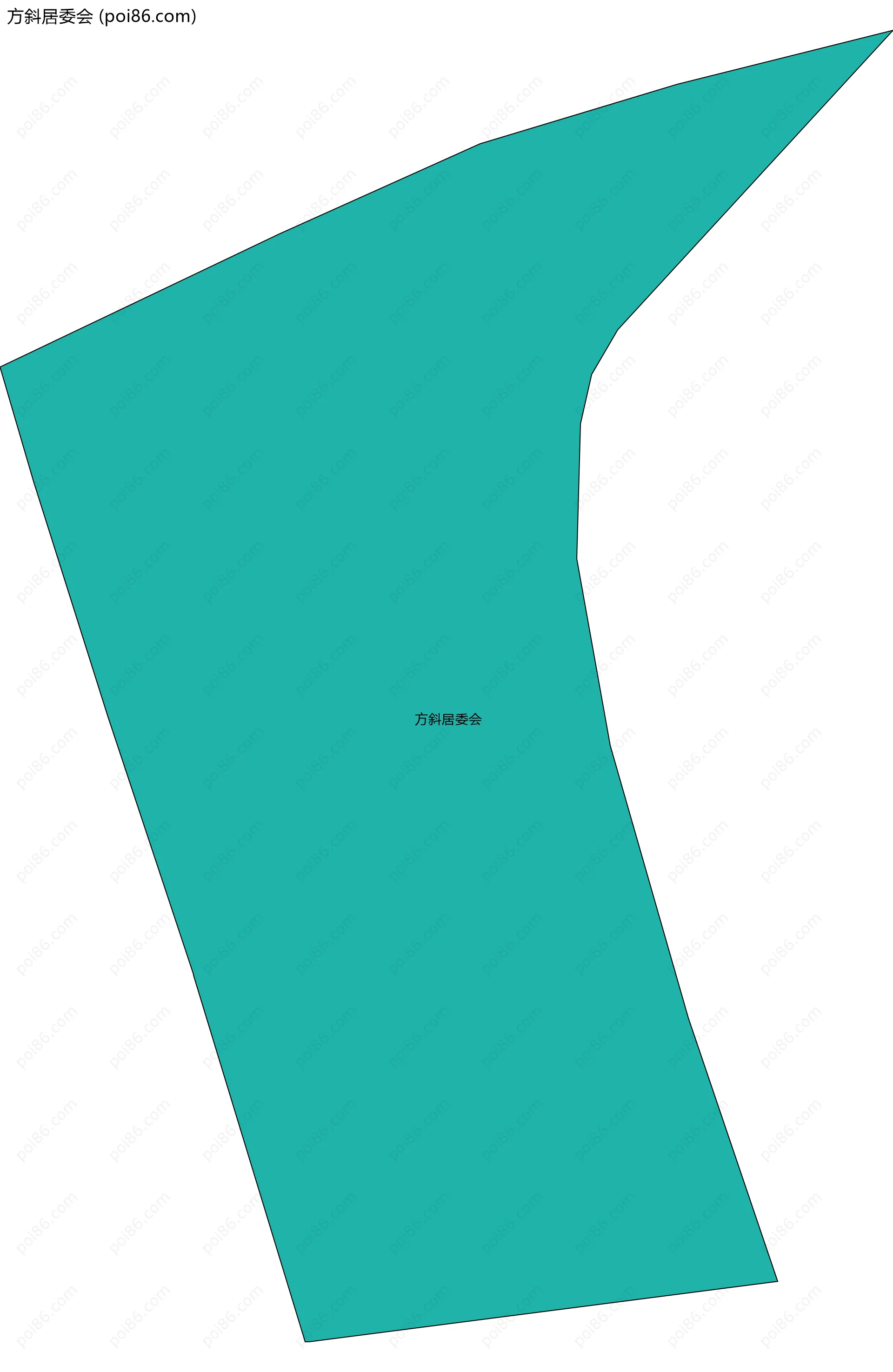 方斜居委会边界地图