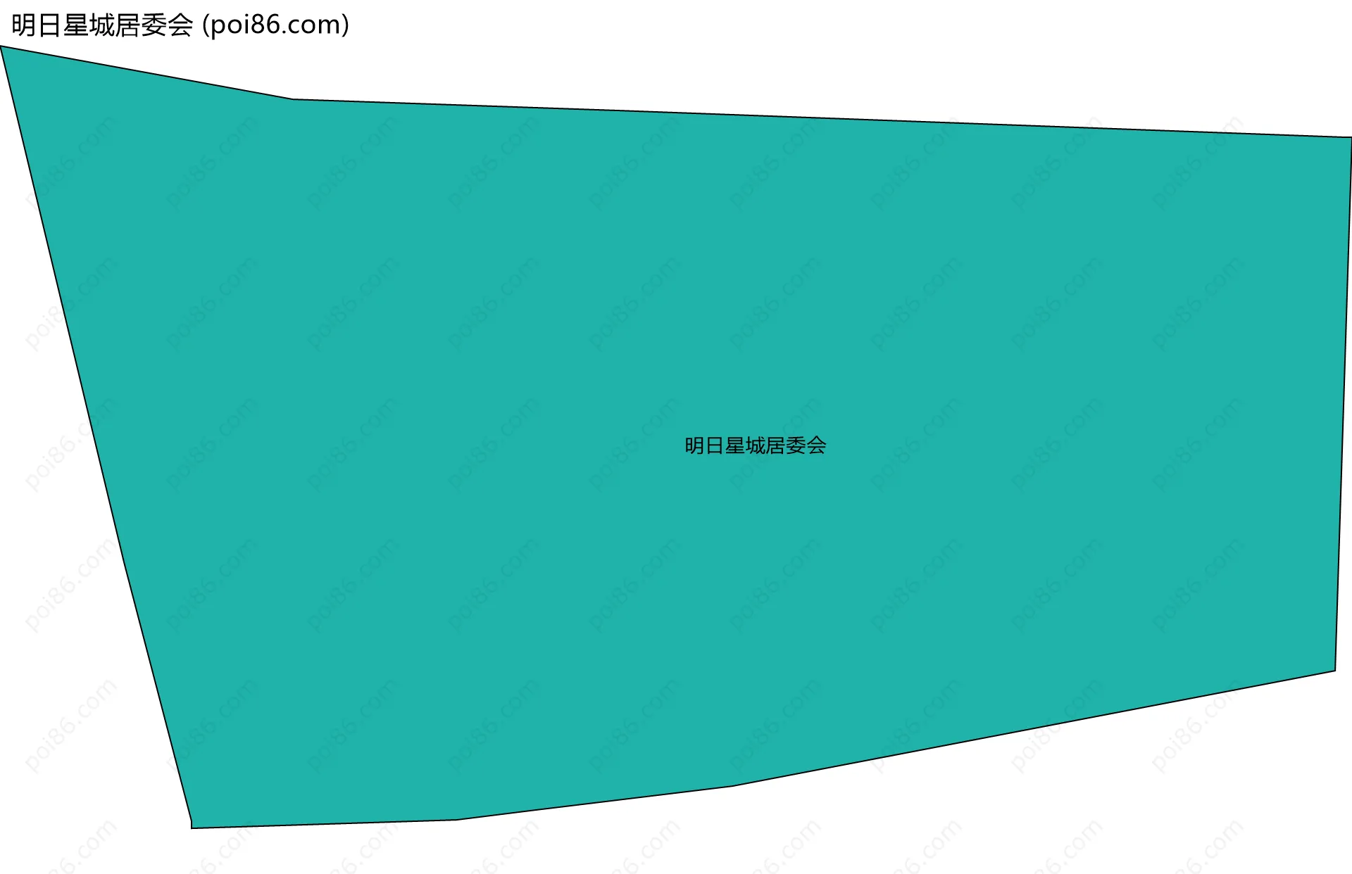明日星城居委会边界地图