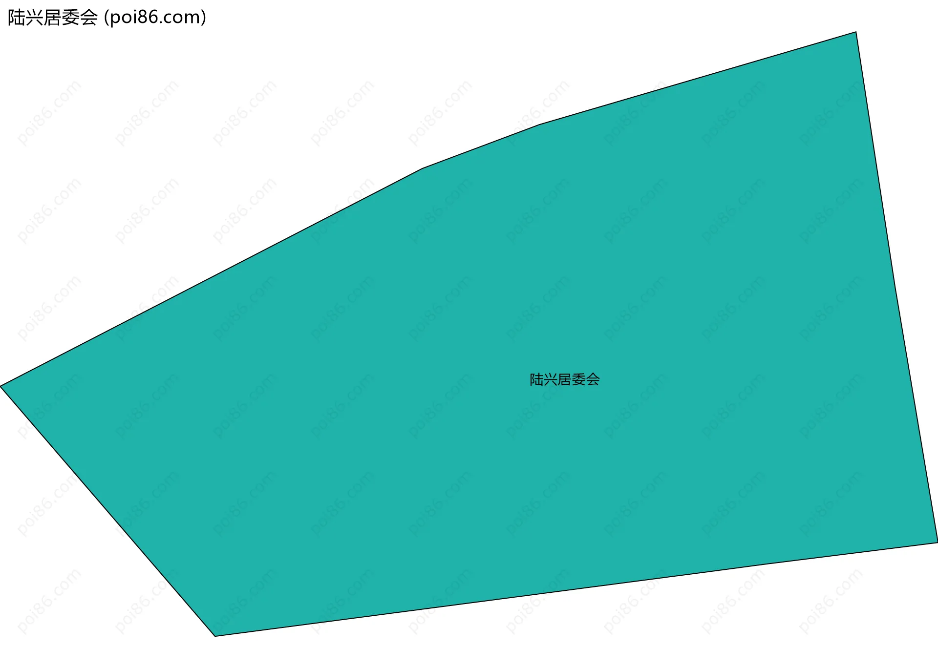 陆兴居委会边界地图