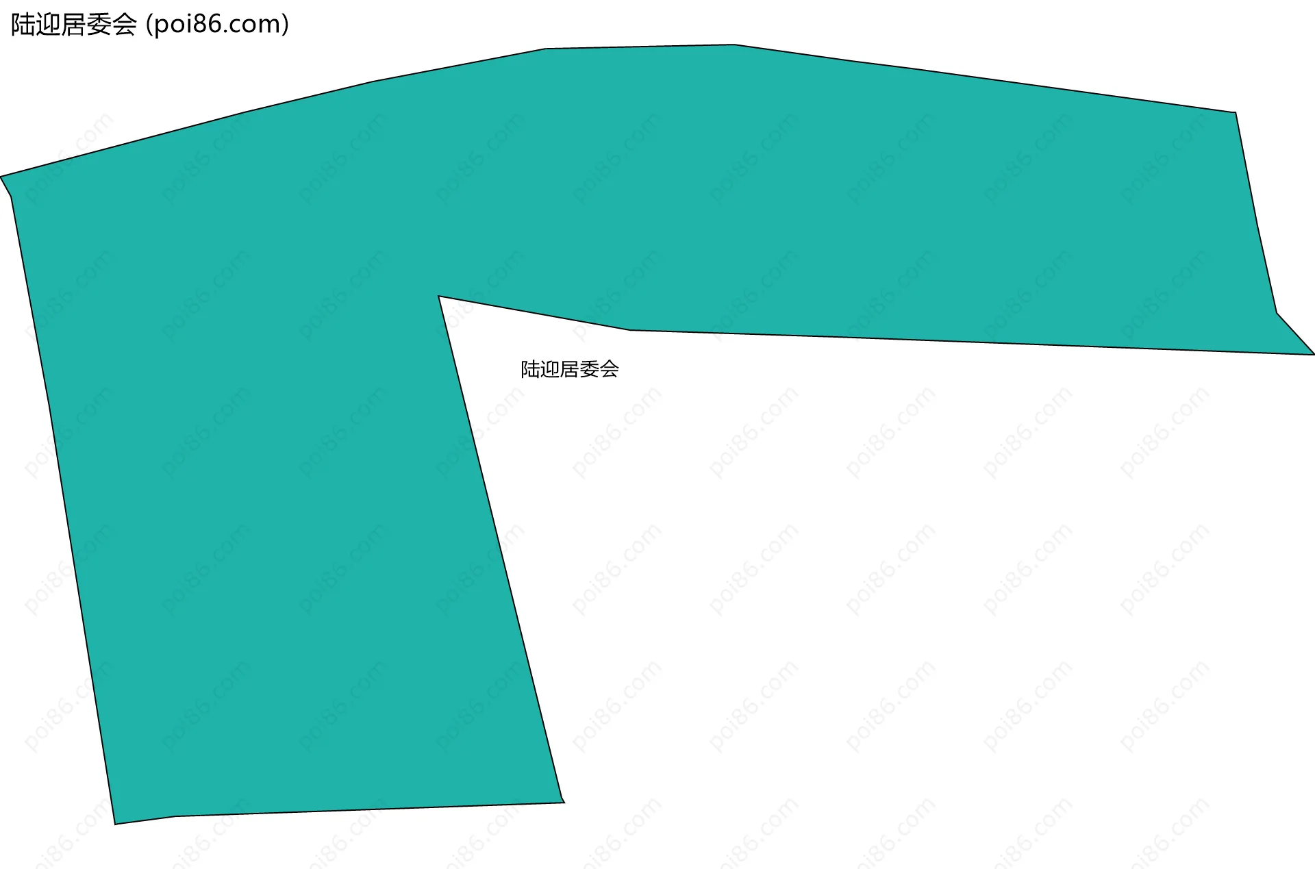 陆迎居委会边界地图