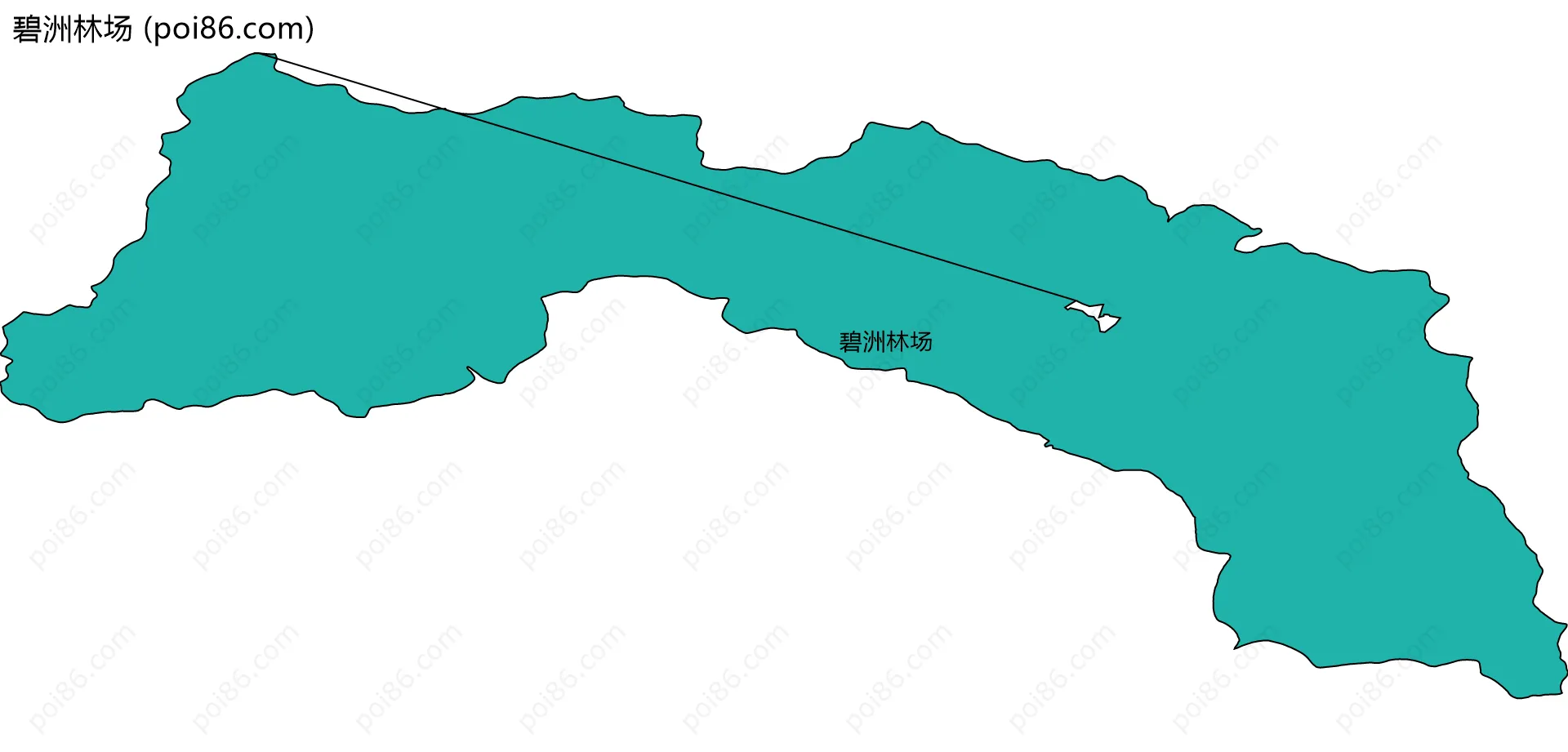 碧洲林场边界地图
