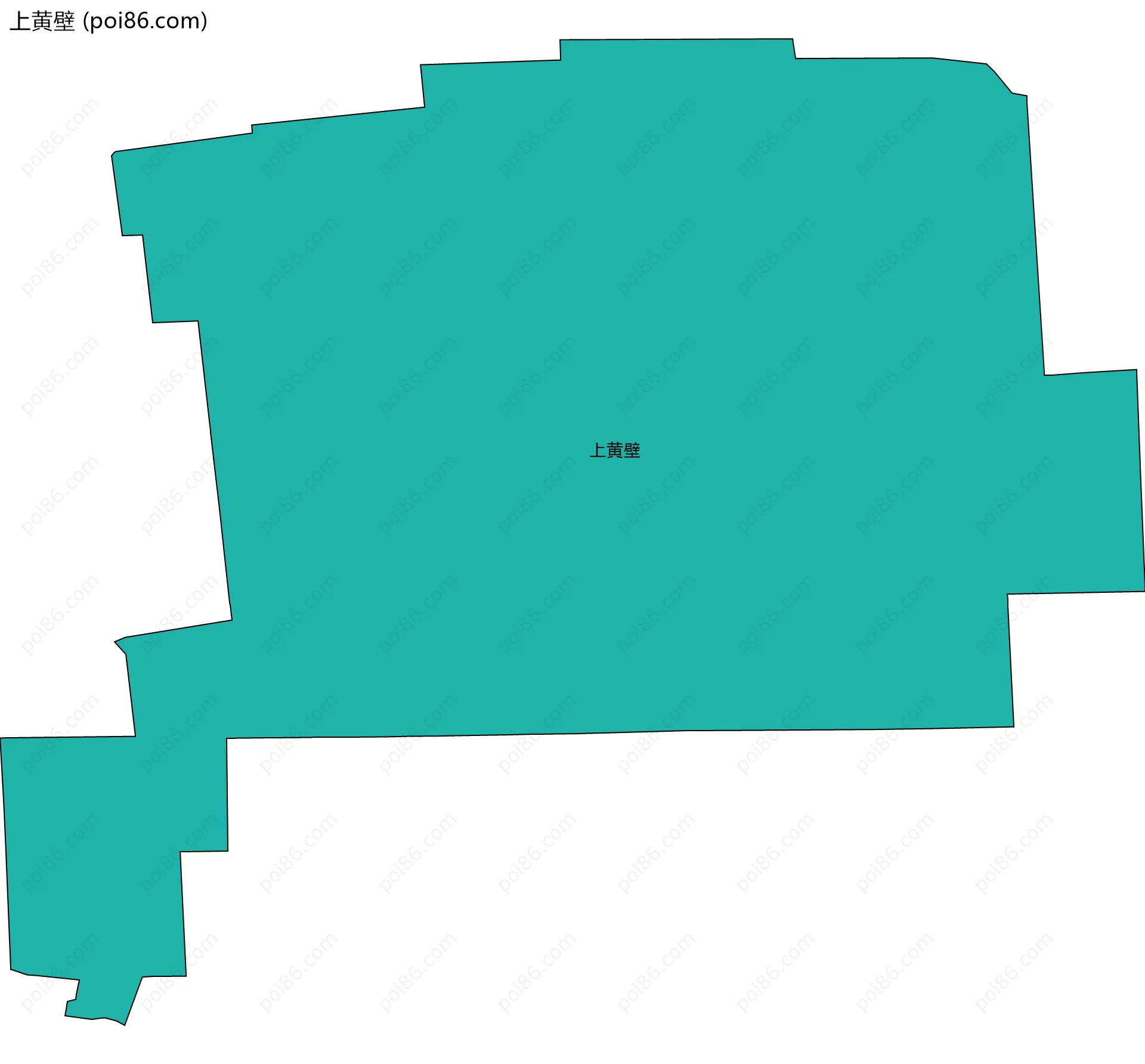 上黄壁边界地图