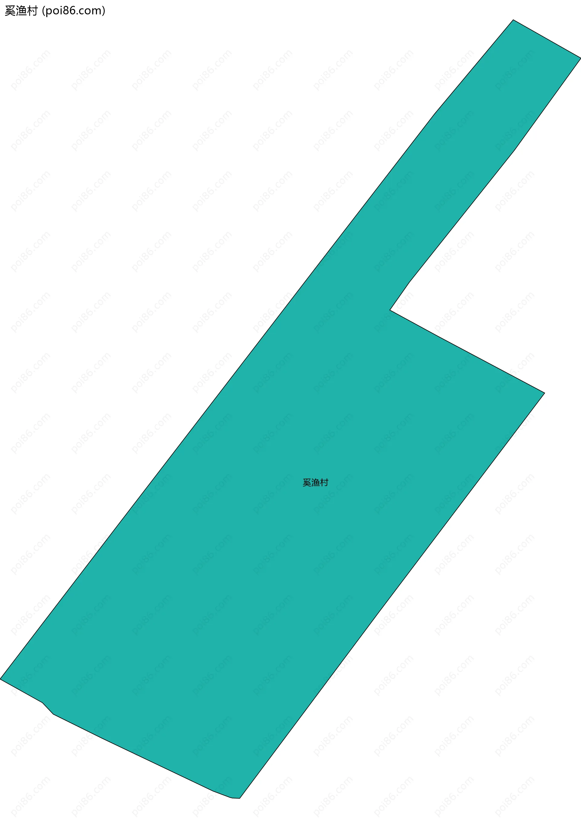 奚渔村边界地图