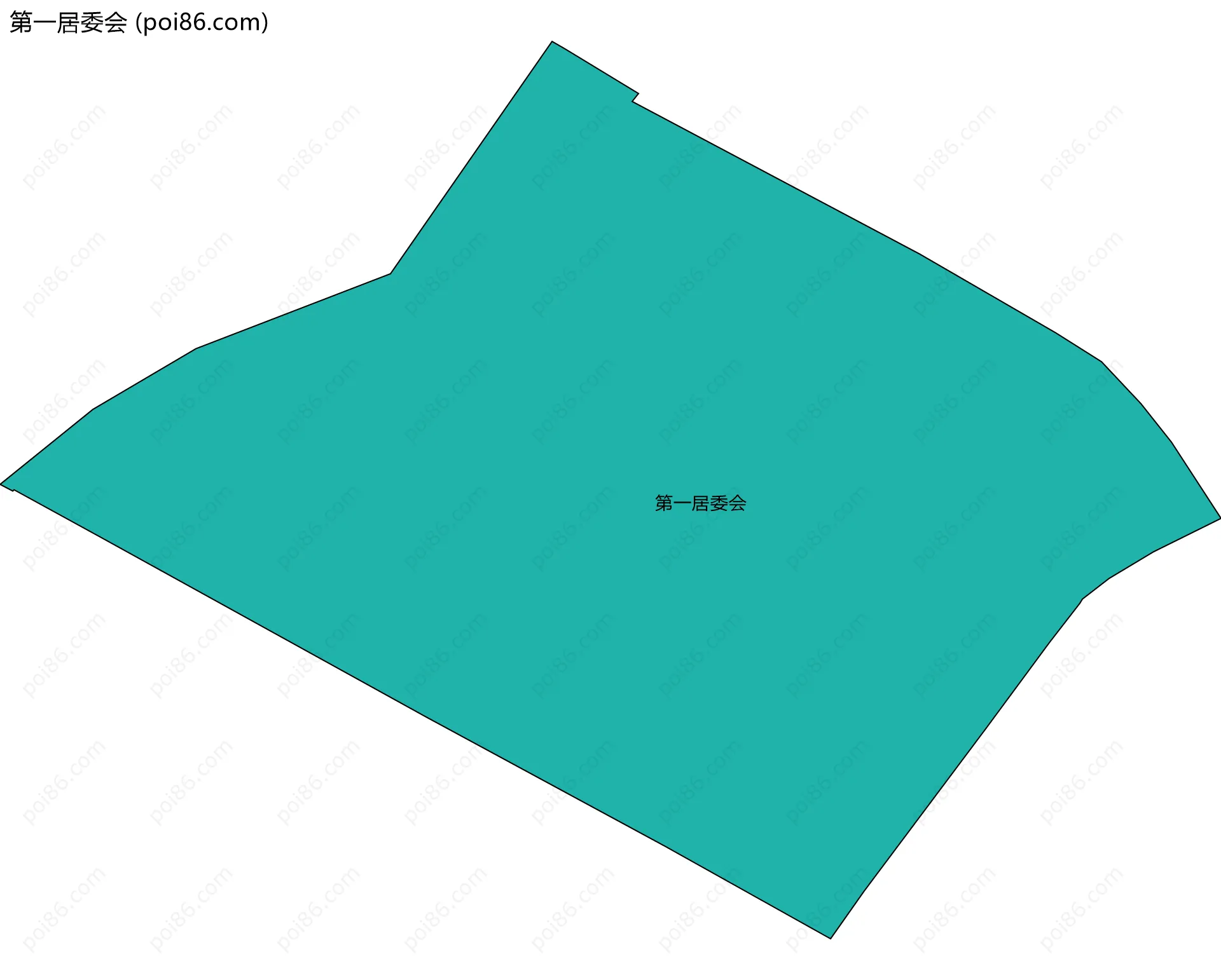第一居委会边界地图