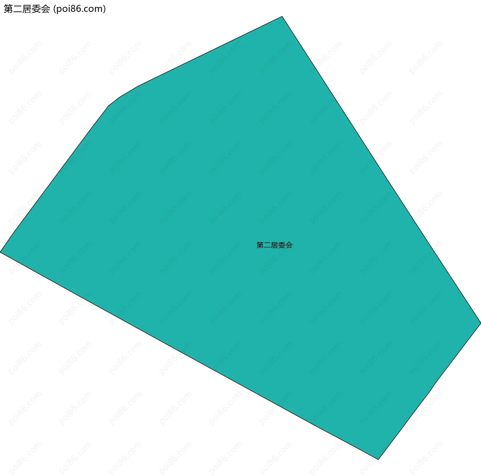 第二居委会边界地图