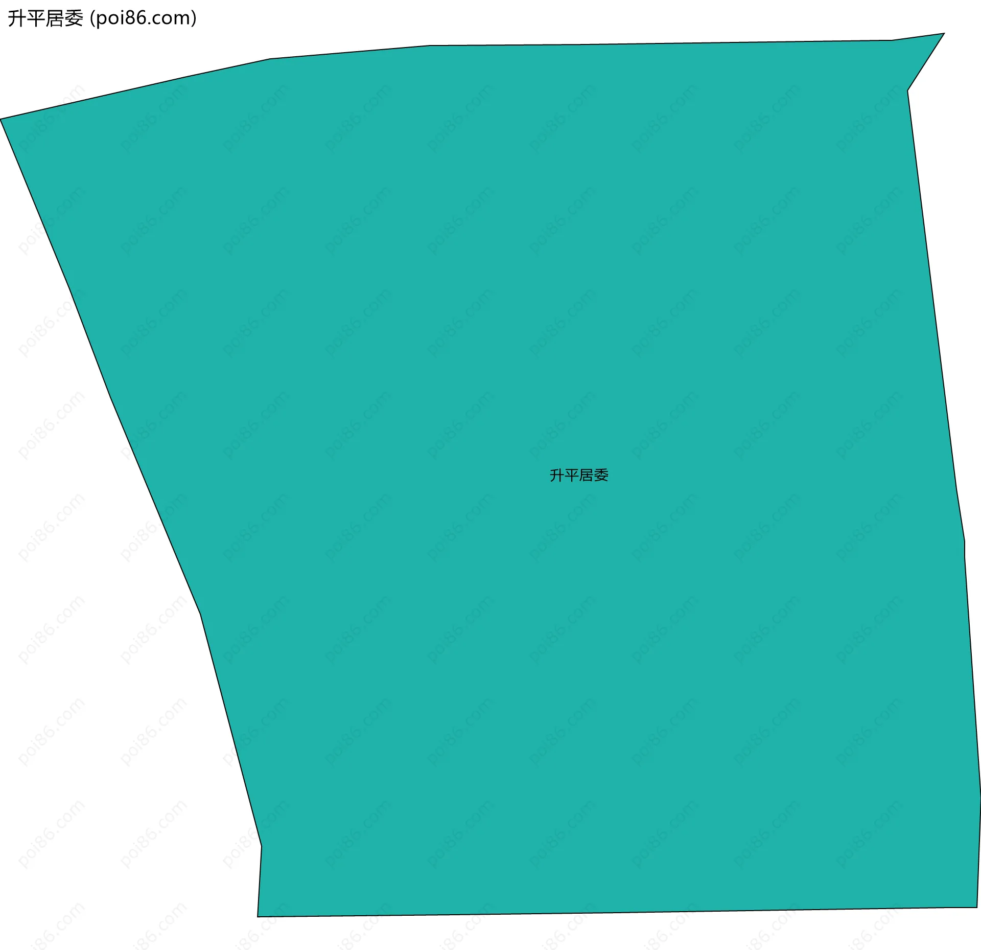 升平居委边界地图
