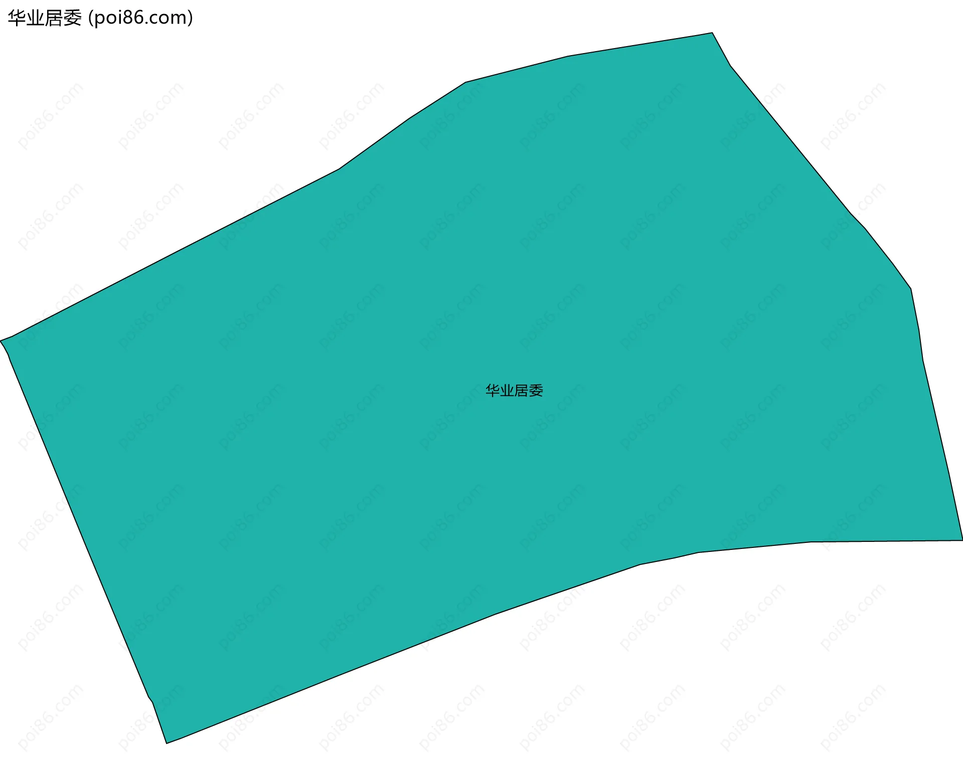 华业居委边界地图