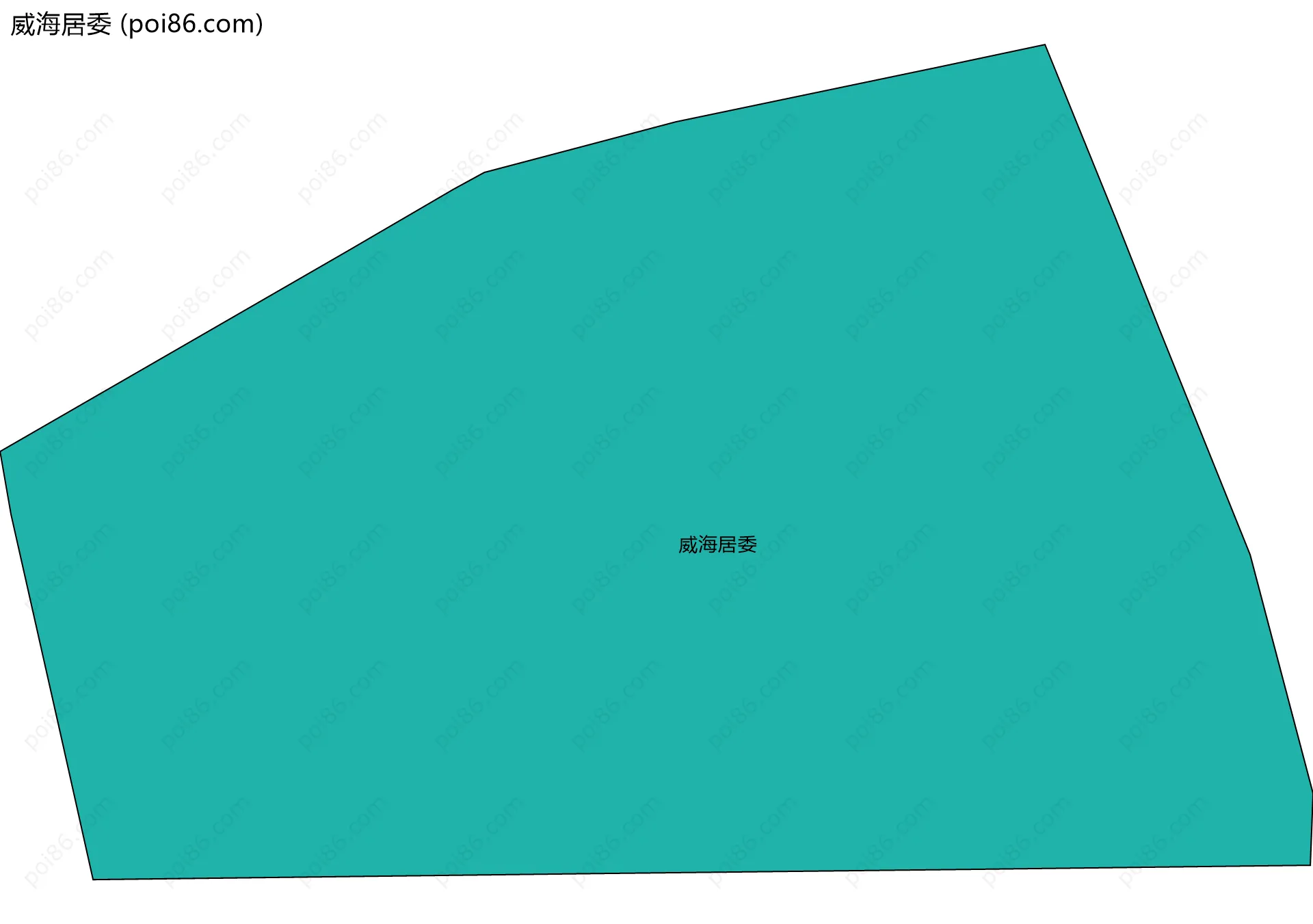 威海居委边界地图