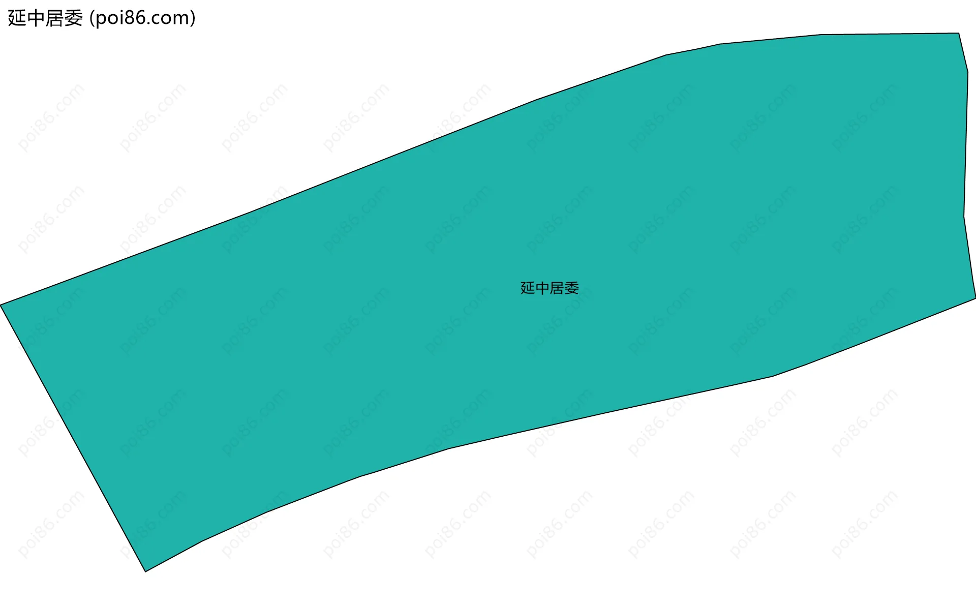 延中居委边界地图
