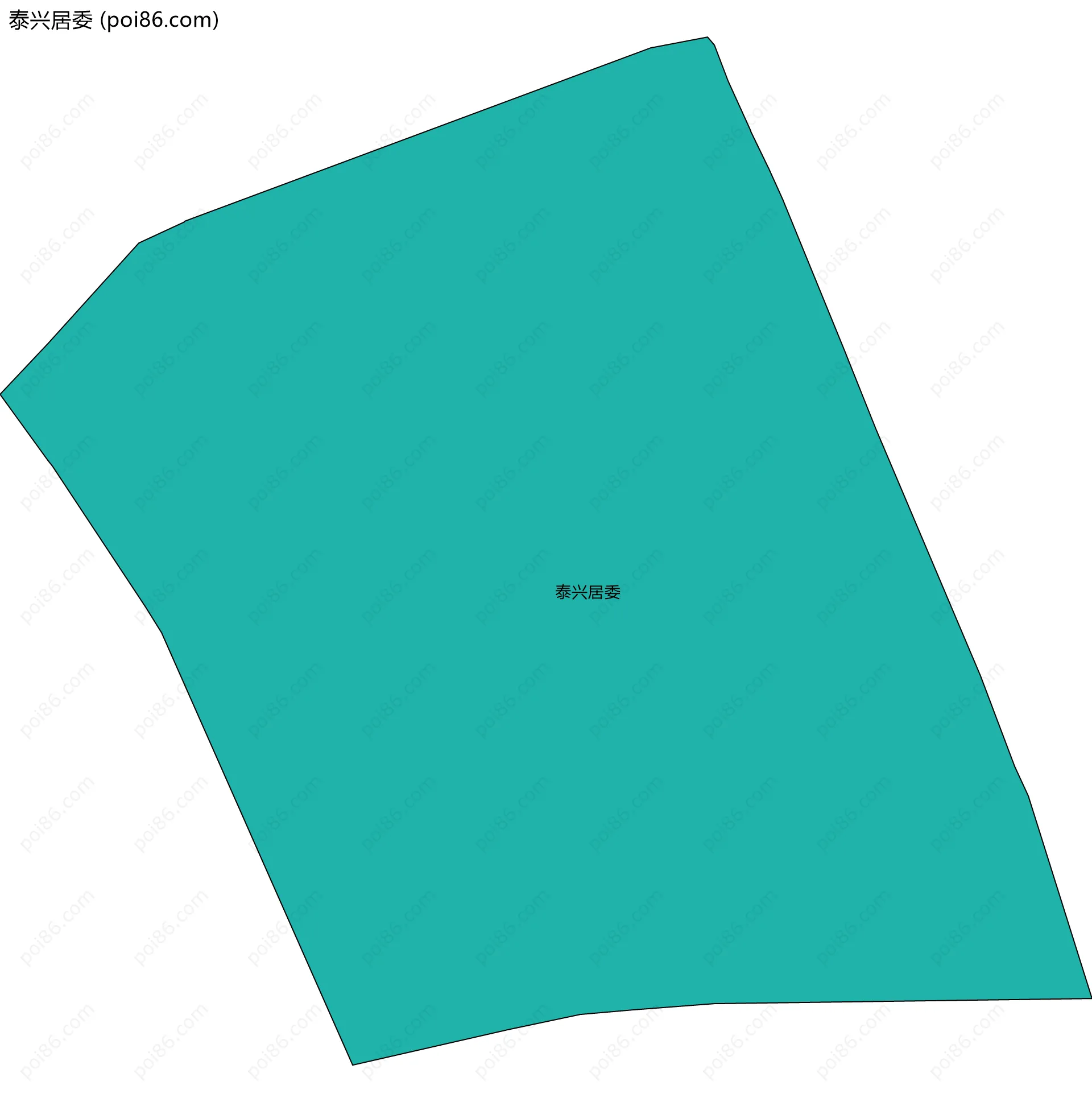 泰兴居委边界地图