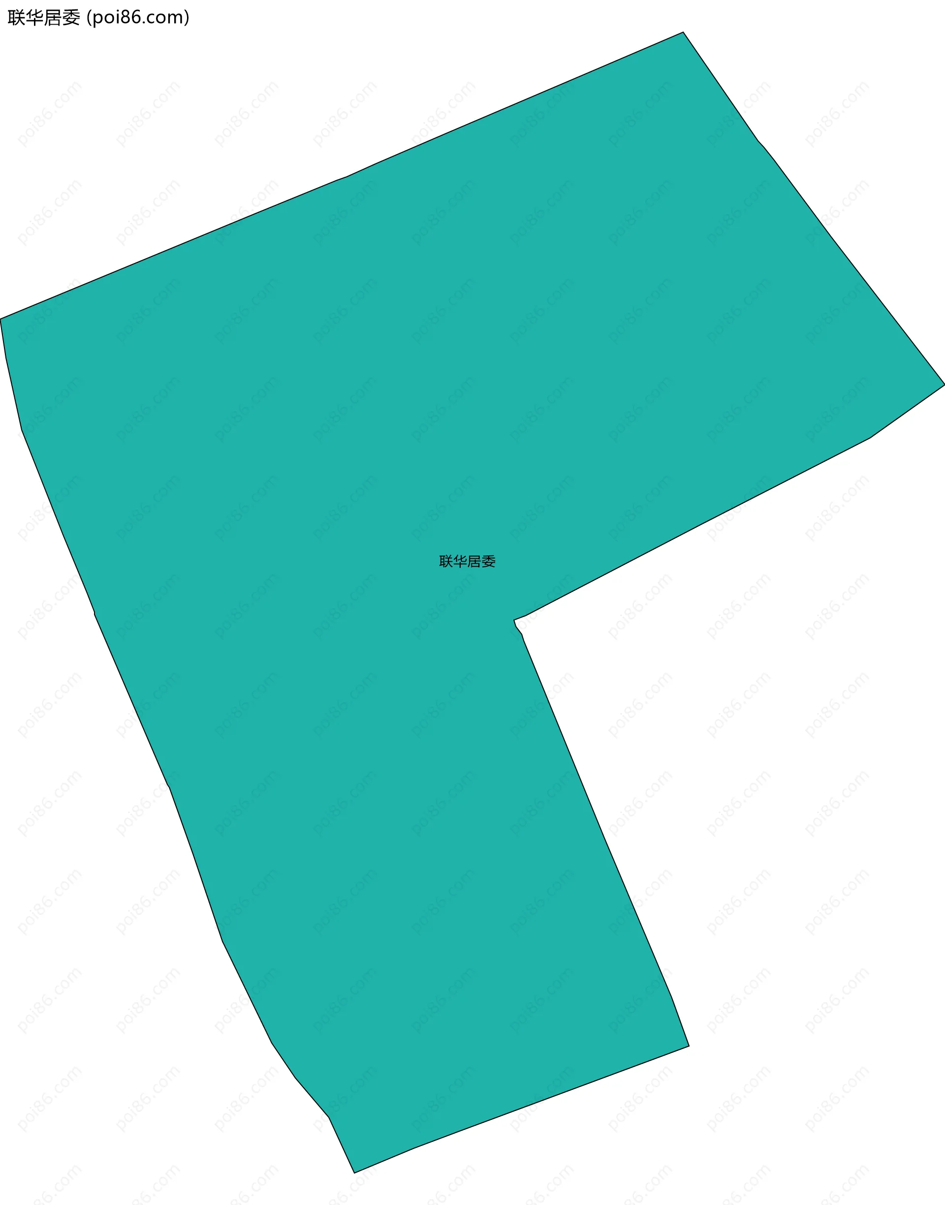 联华居委边界地图