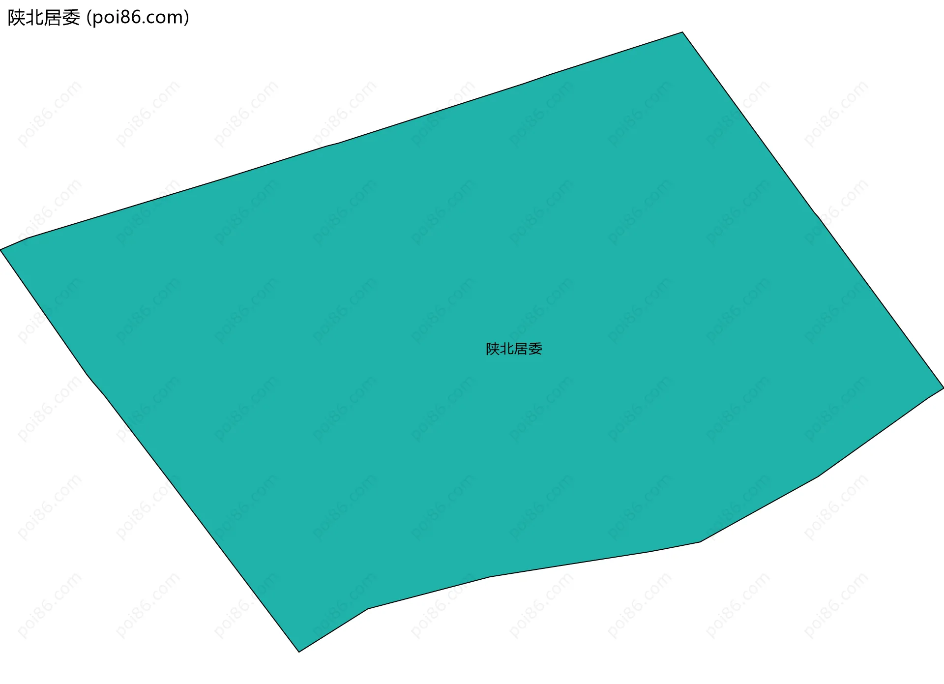 陕北居委边界地图