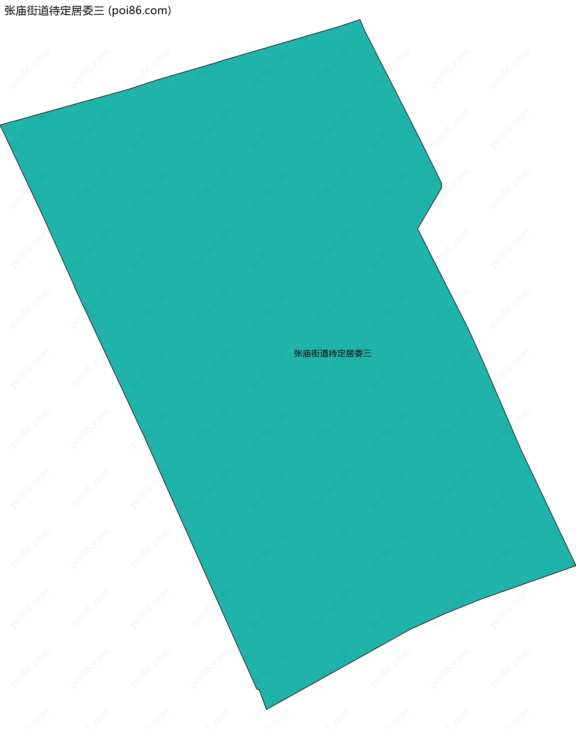 张庙街道待定居委三边界地图