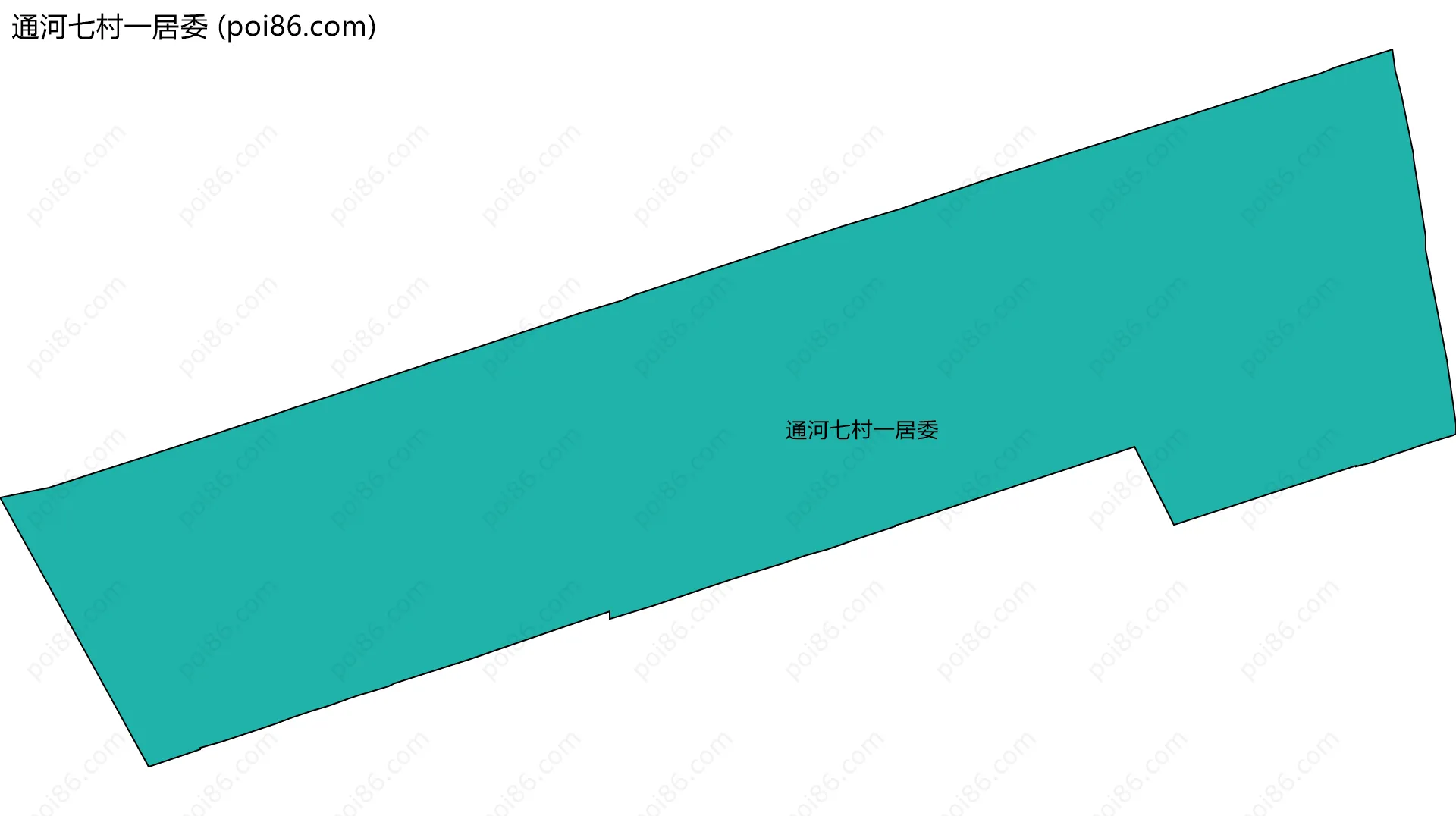 通河七村一居委边界地图