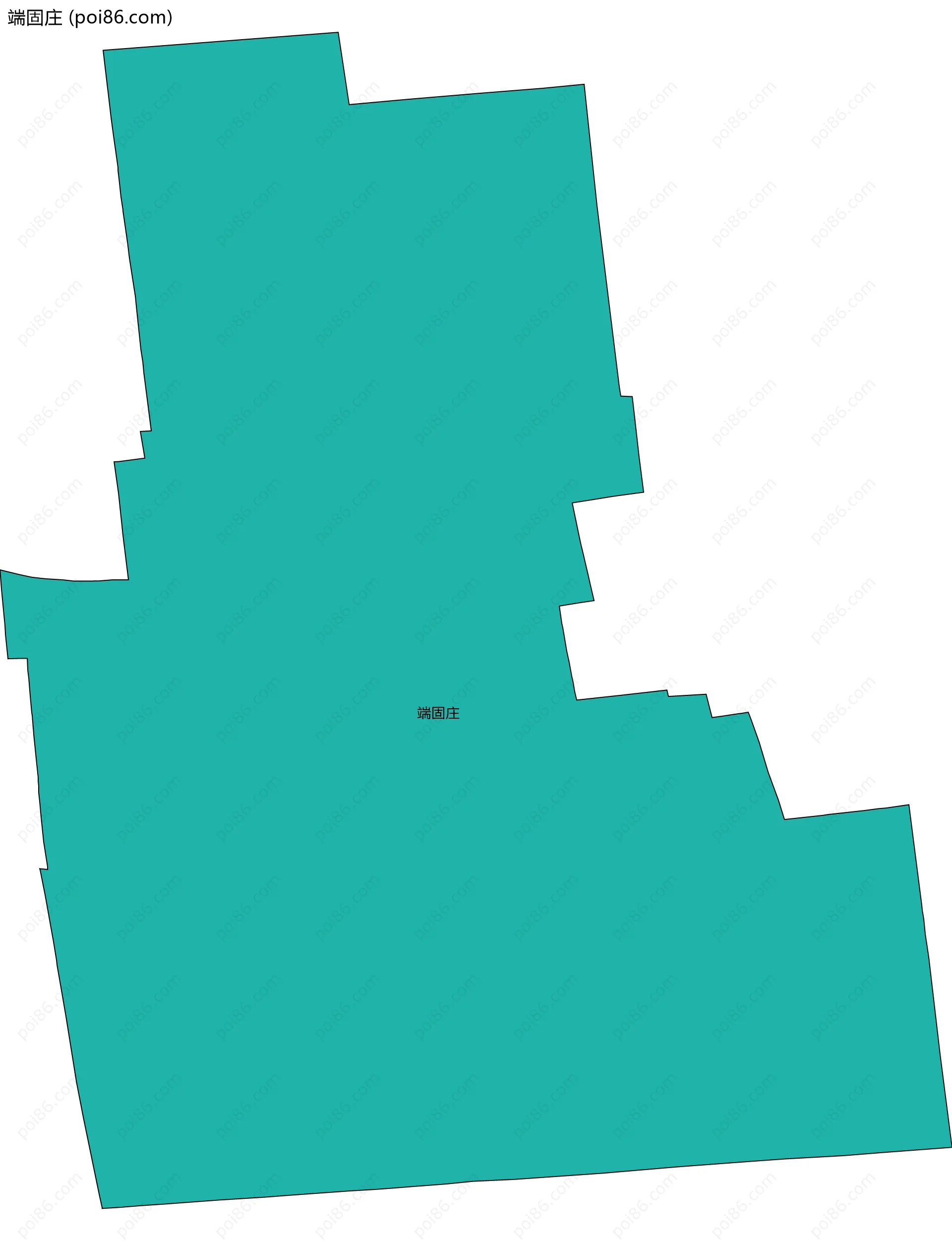 端固庄边界地图
