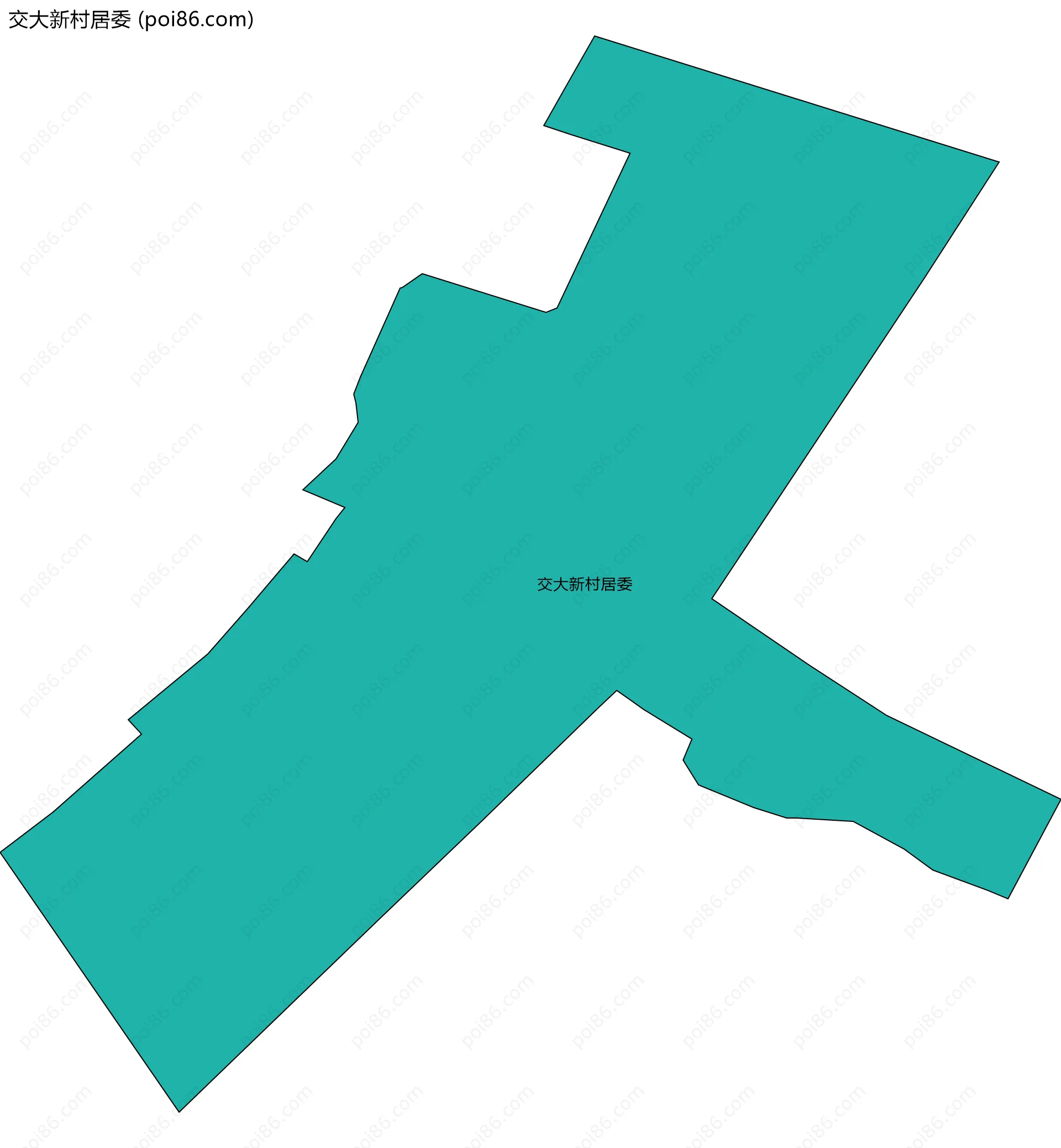 交大新村居委边界地图