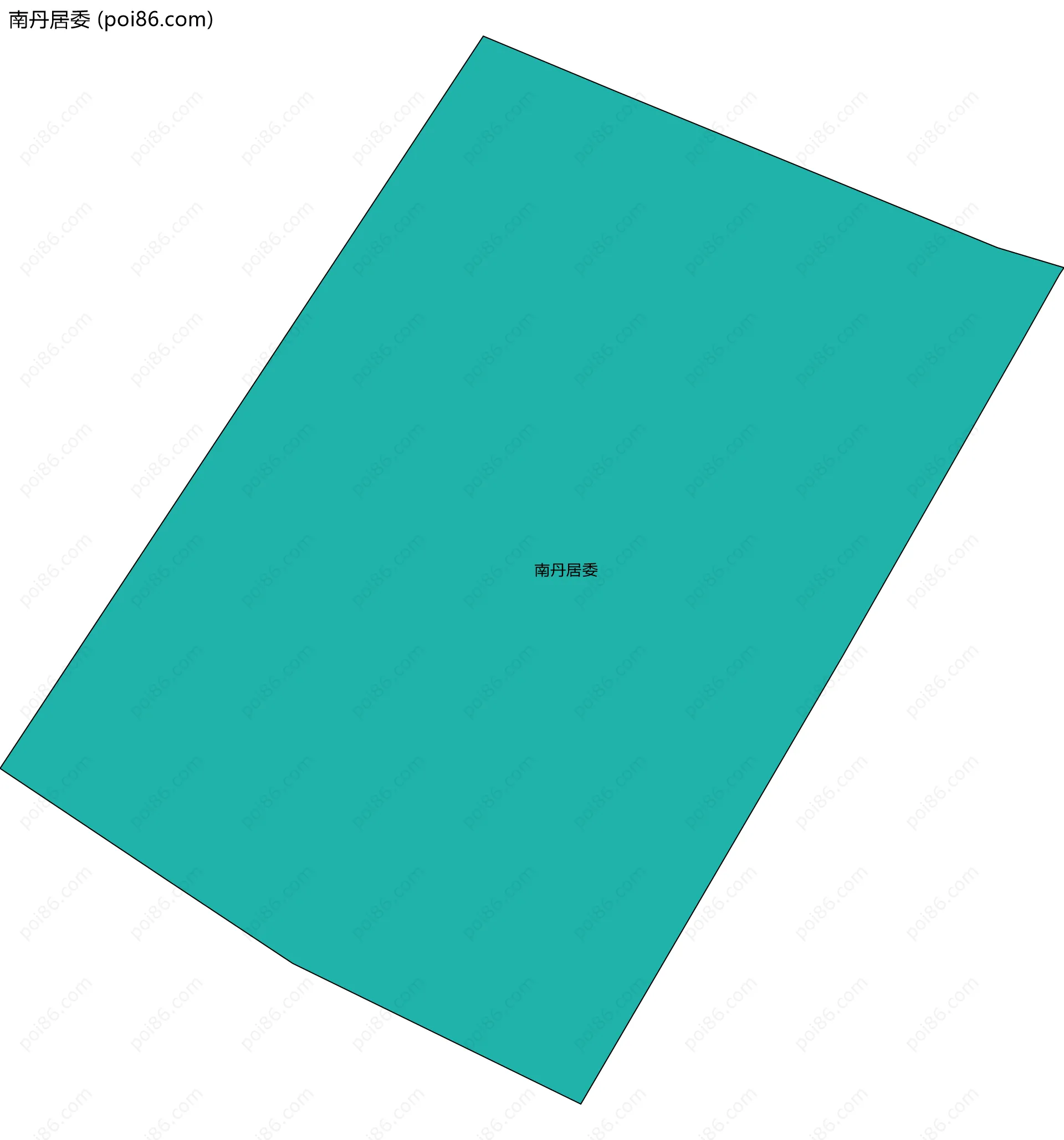 南丹居委边界地图