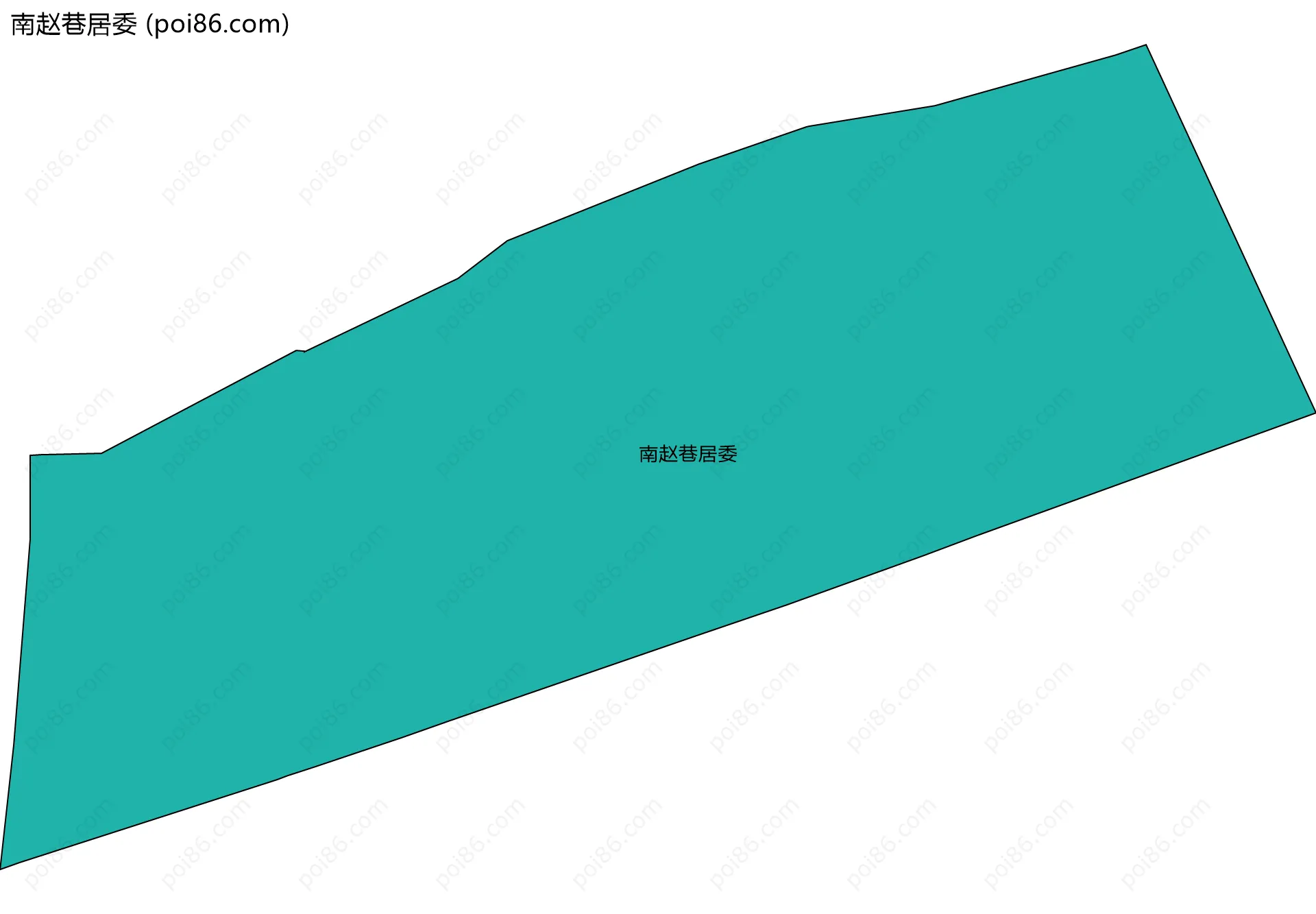 南赵巷居委边界地图