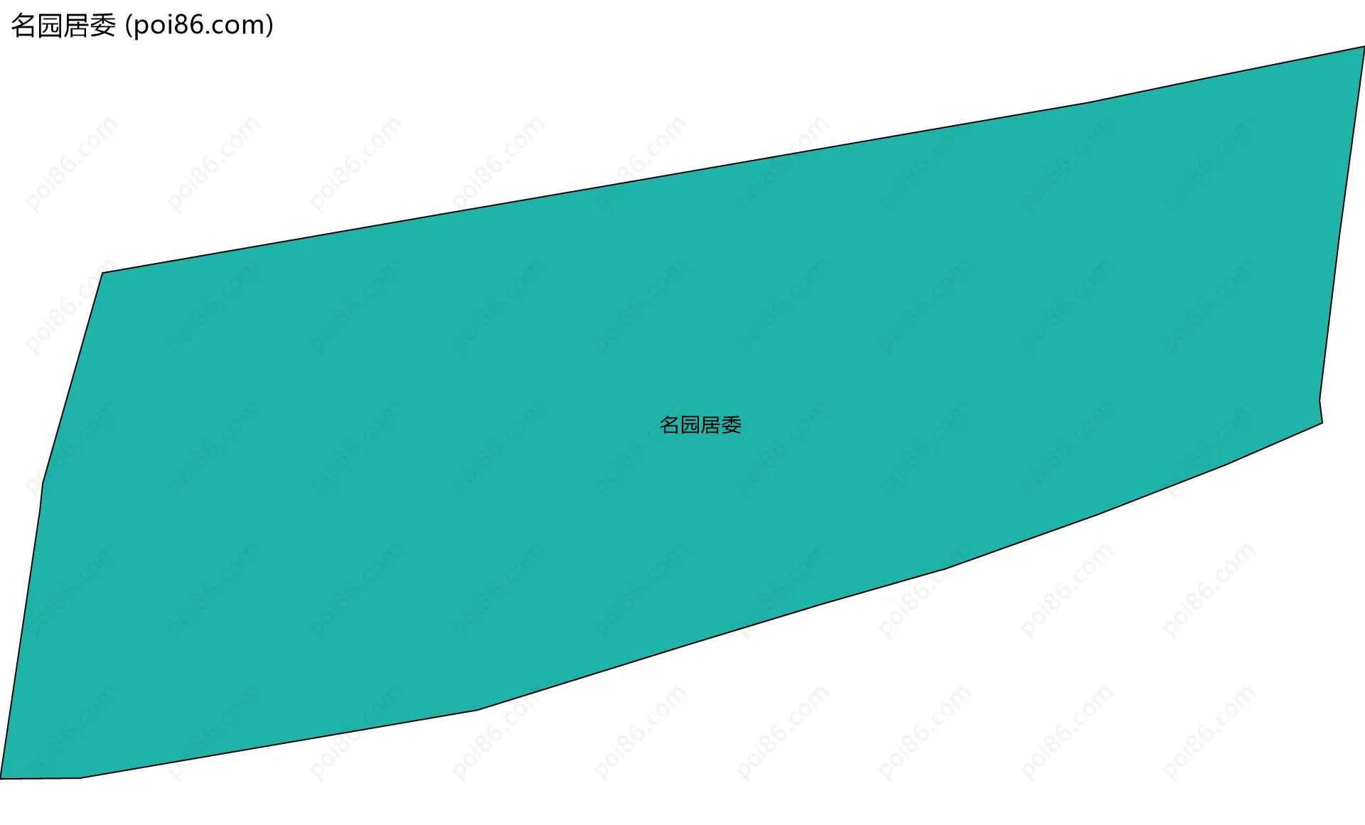 名园居委边界地图