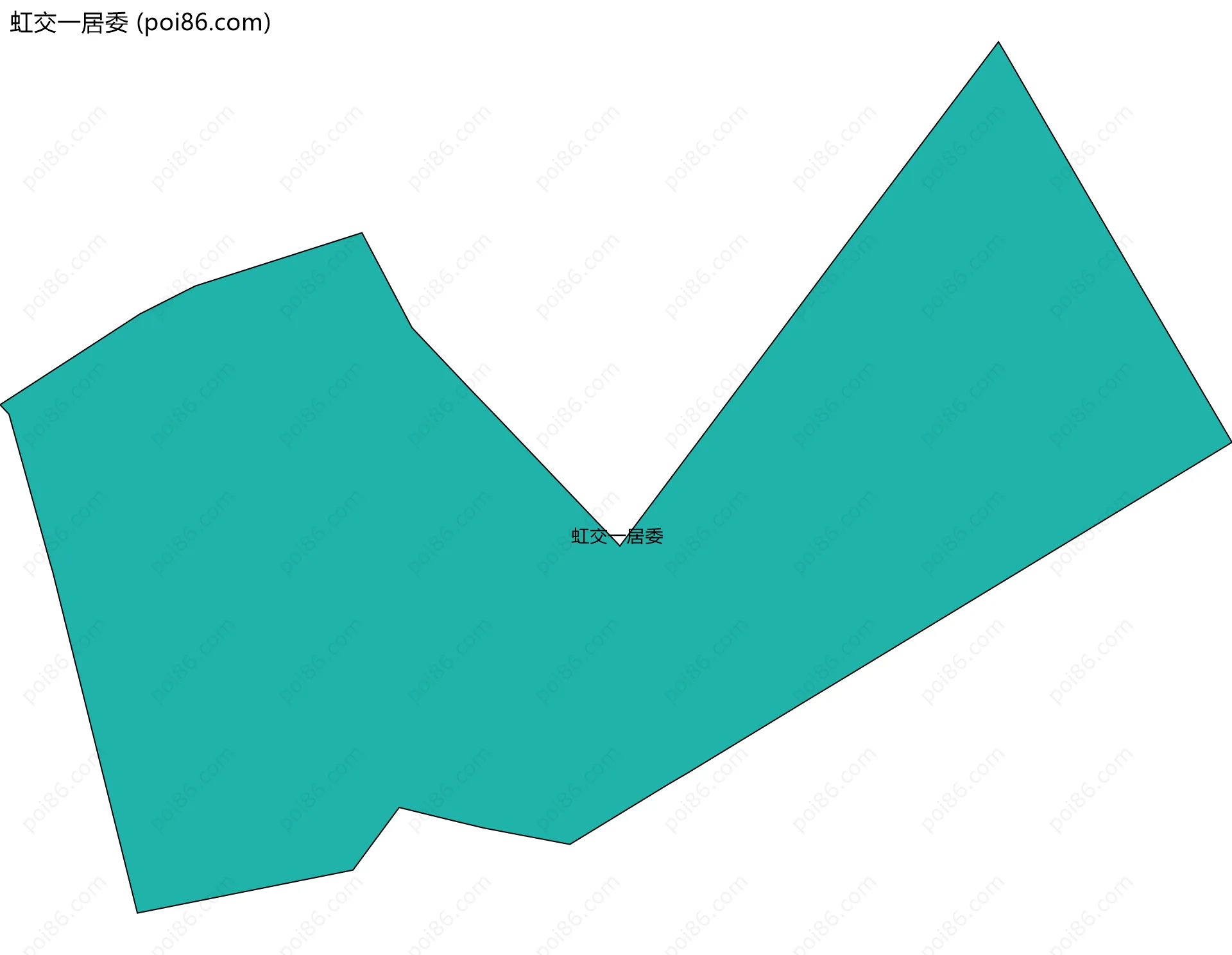 虹交一居委边界地图