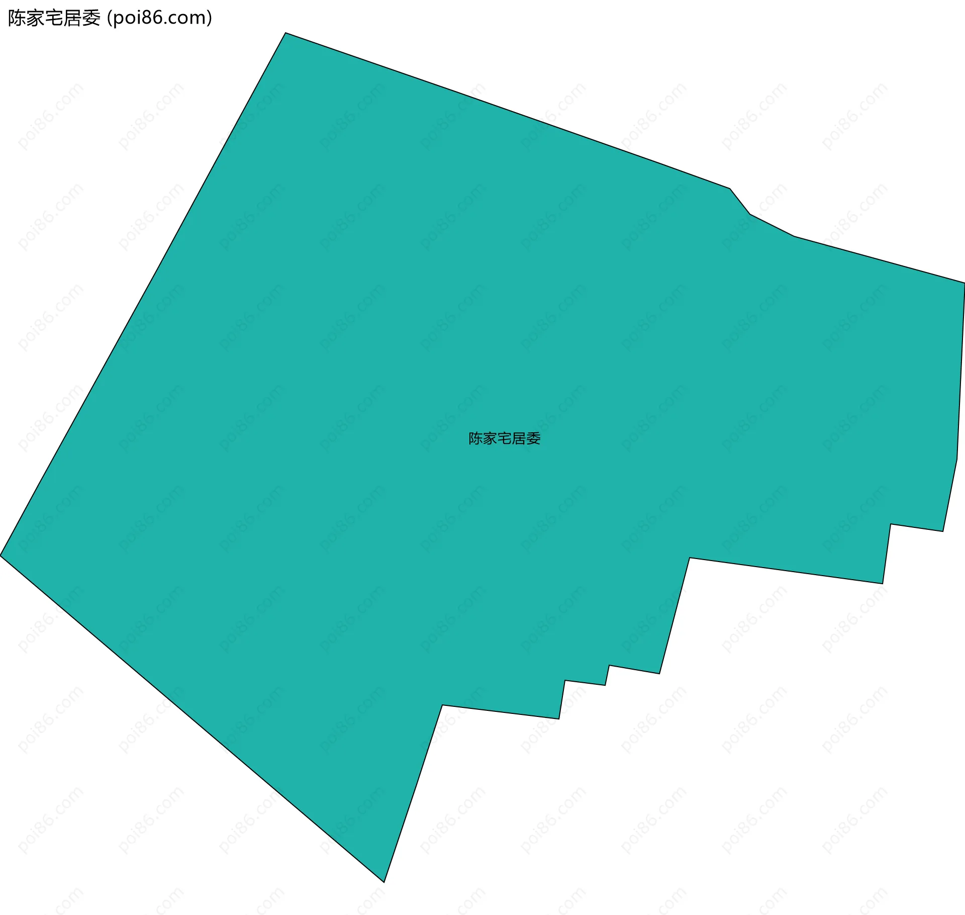陈家宅居委边界地图