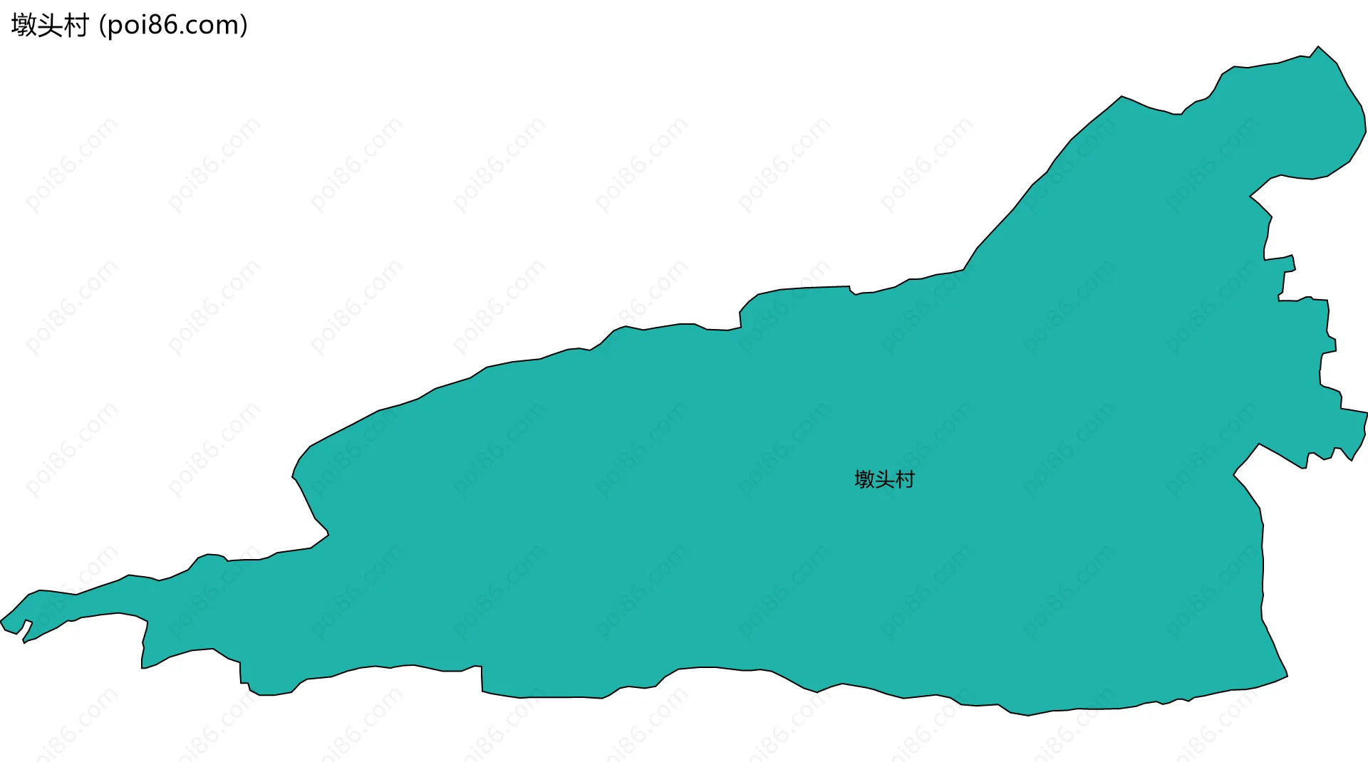 墩头村边界地图