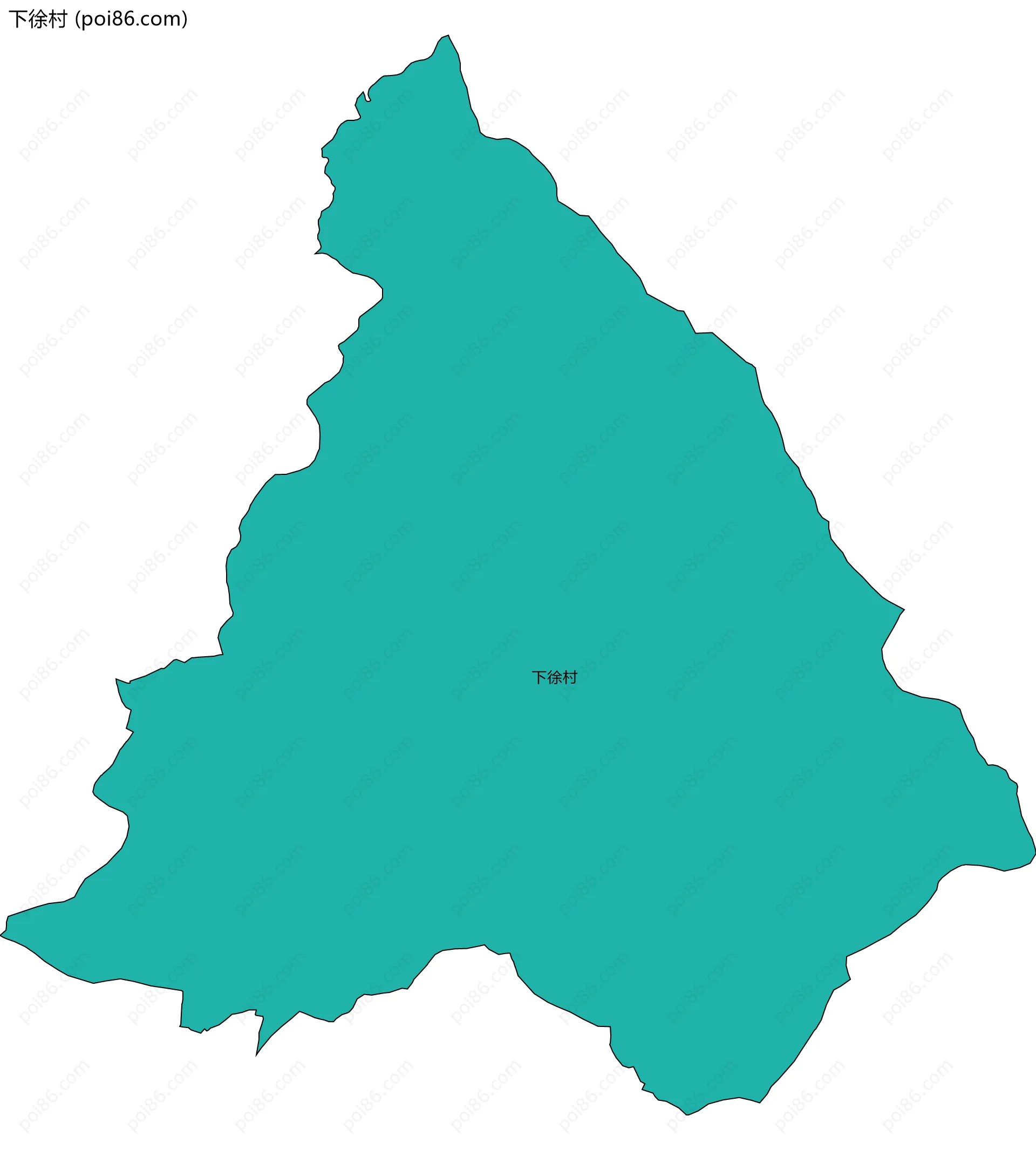 下徐村边界地图
