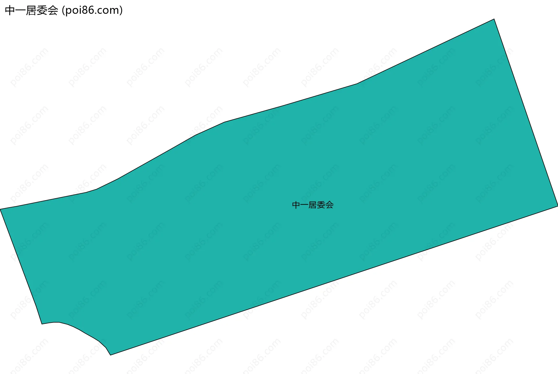 中一居委会边界地图