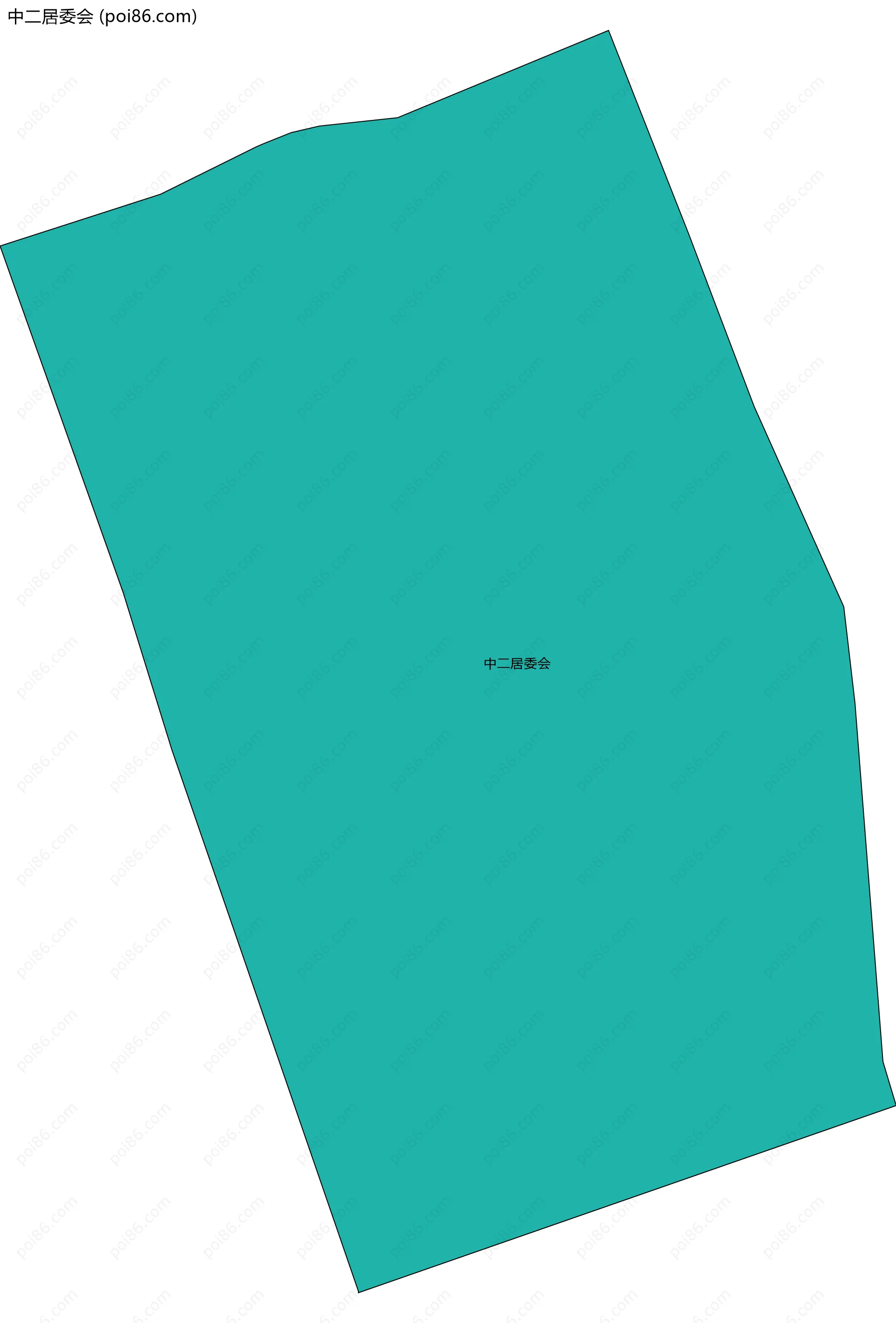 中二居委会边界地图