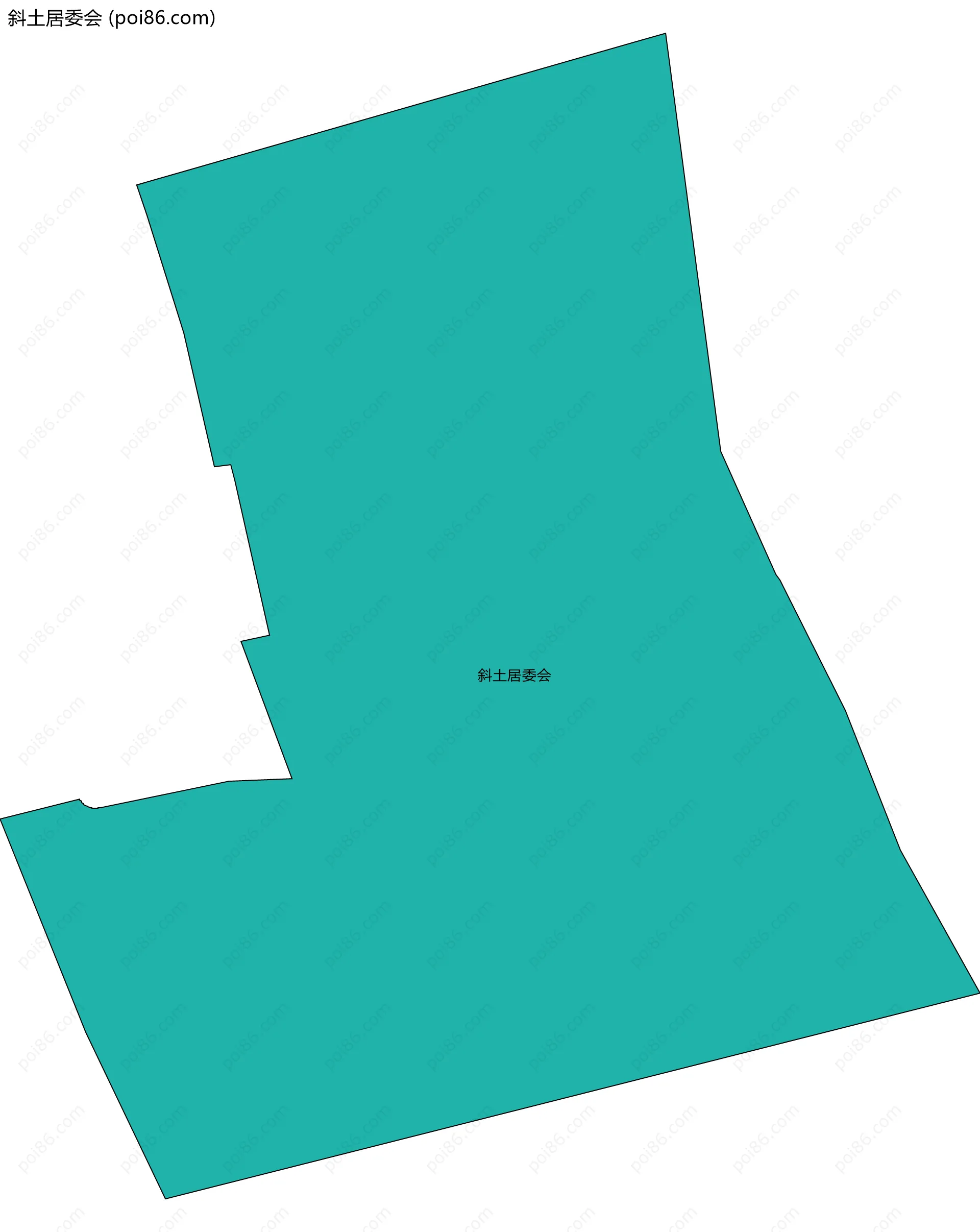 斜土居委会边界地图