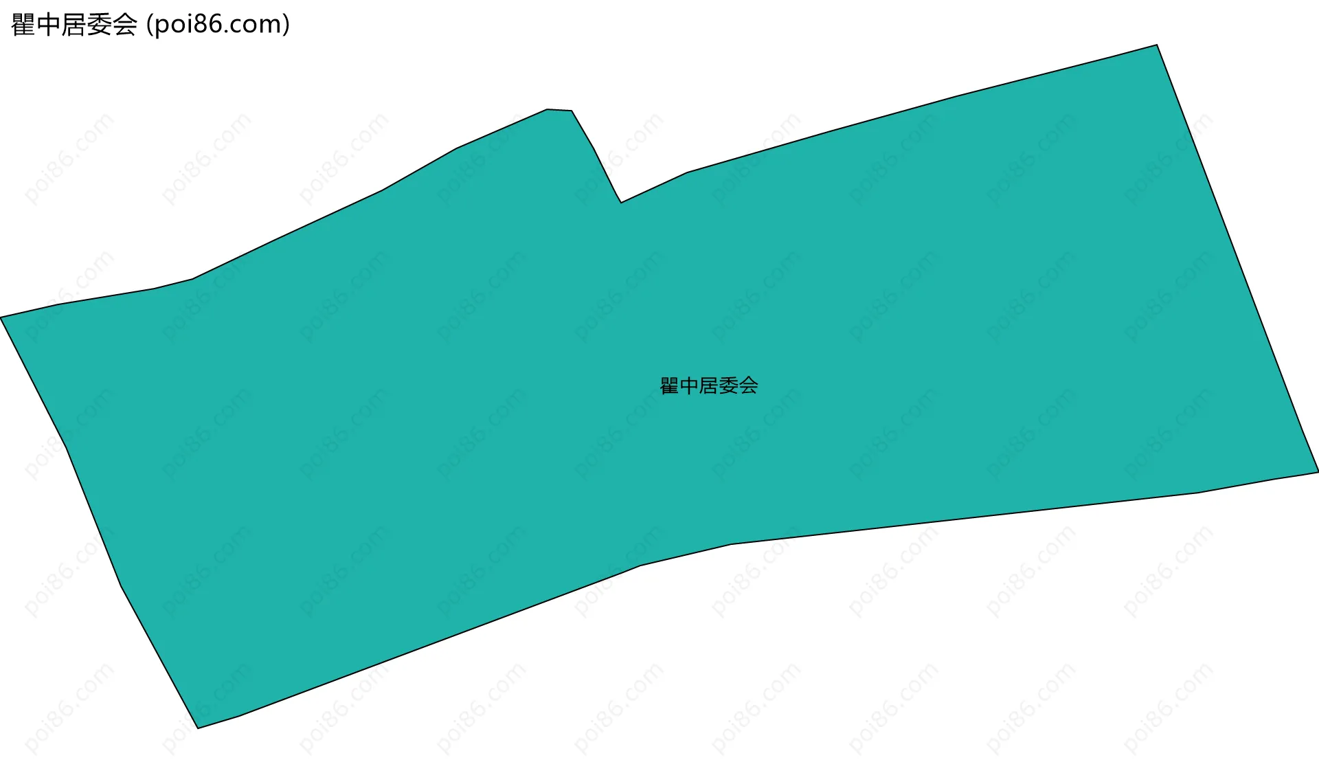 瞿中居委会边界地图