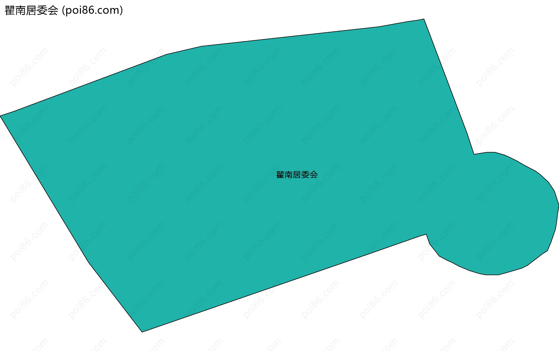 瞿南居委会边界地图