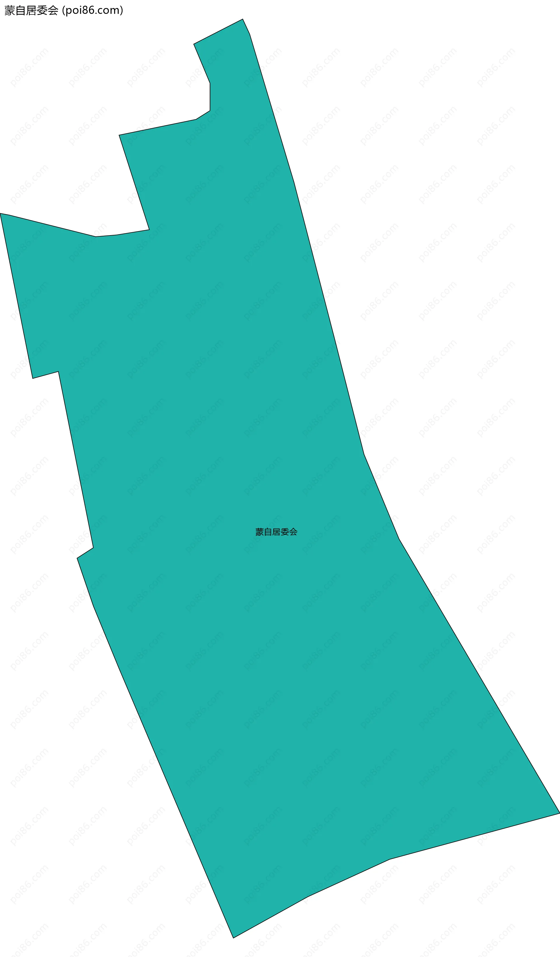 蒙自居委会边界地图