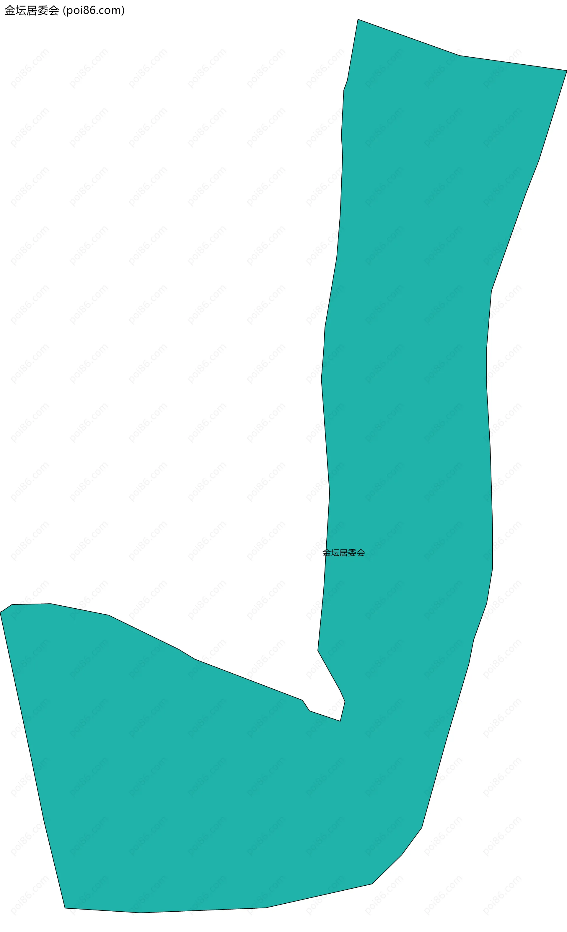 金坛居委会边界地图