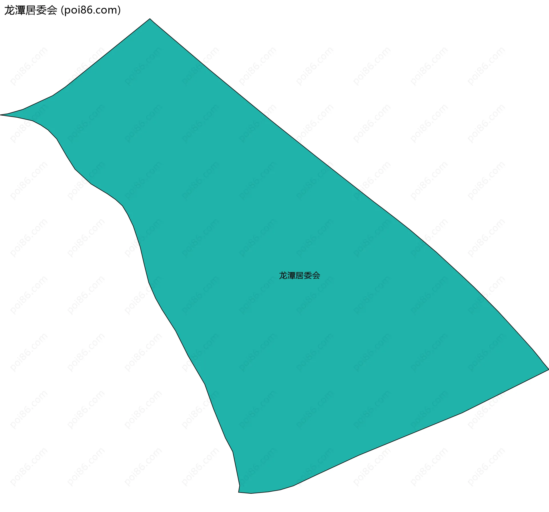 龙潭居委会边界地图