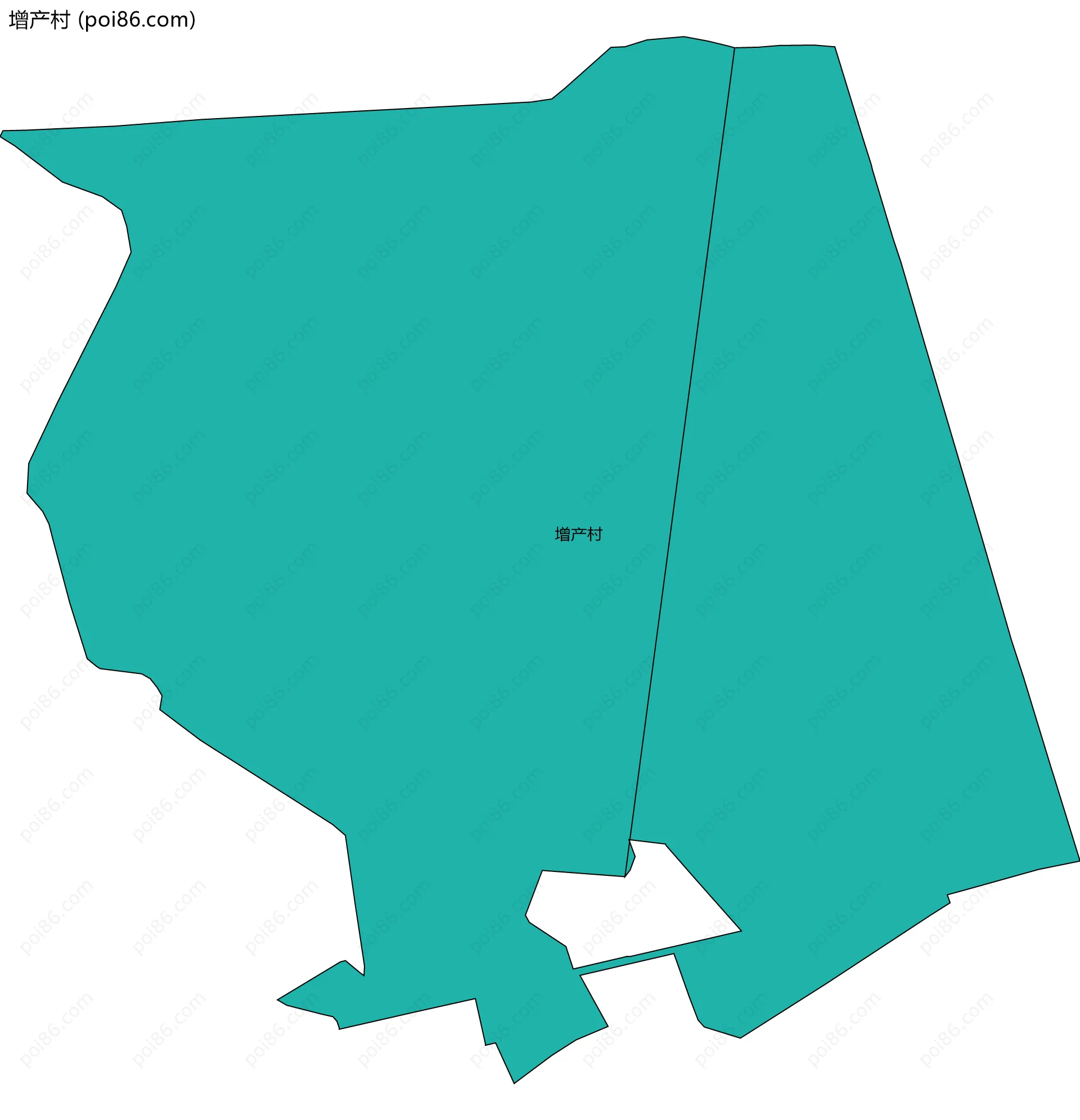增产村边界地图