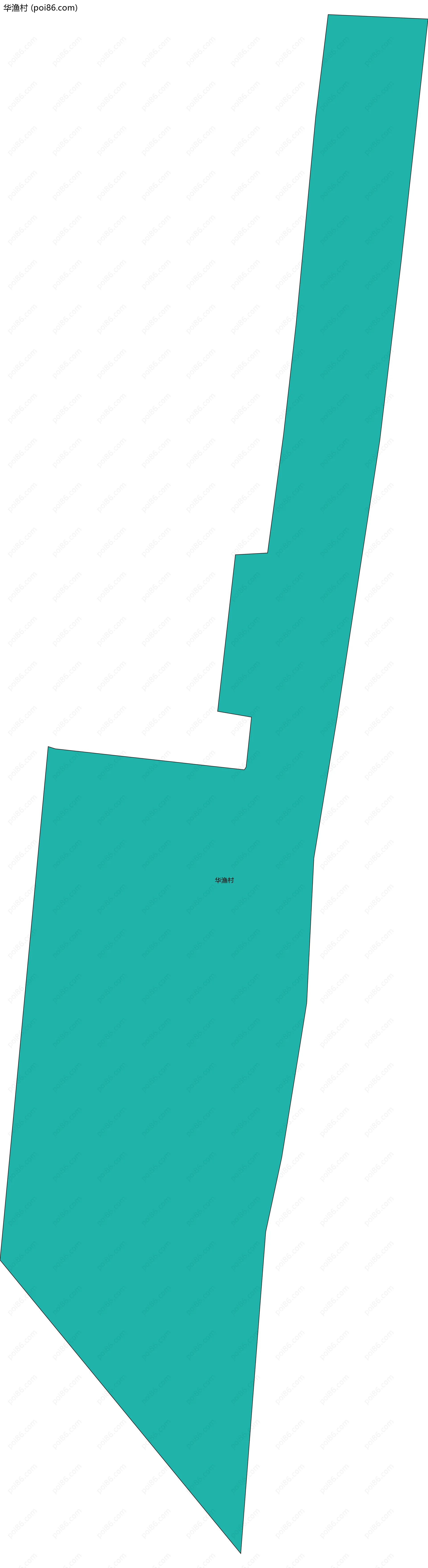 华渔村边界地图