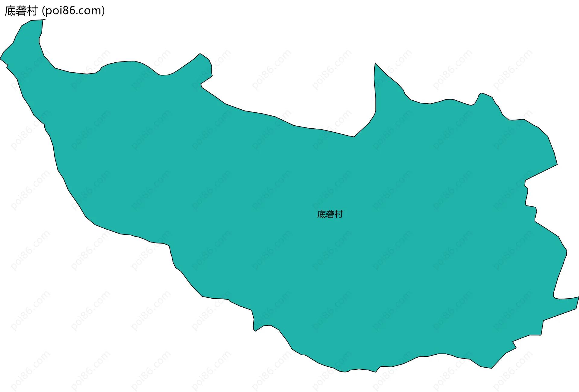 底砻村边界地图