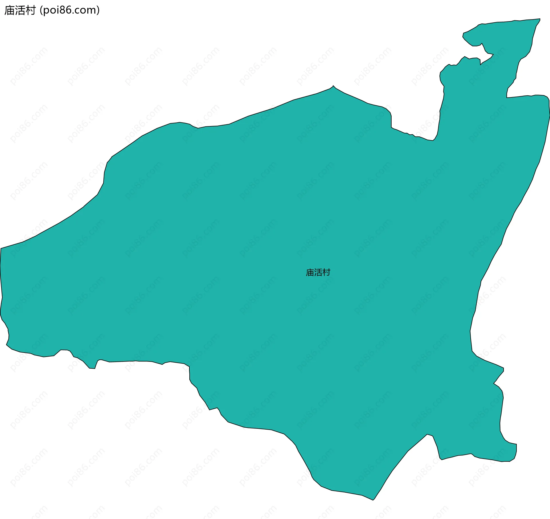 庙活村边界地图
